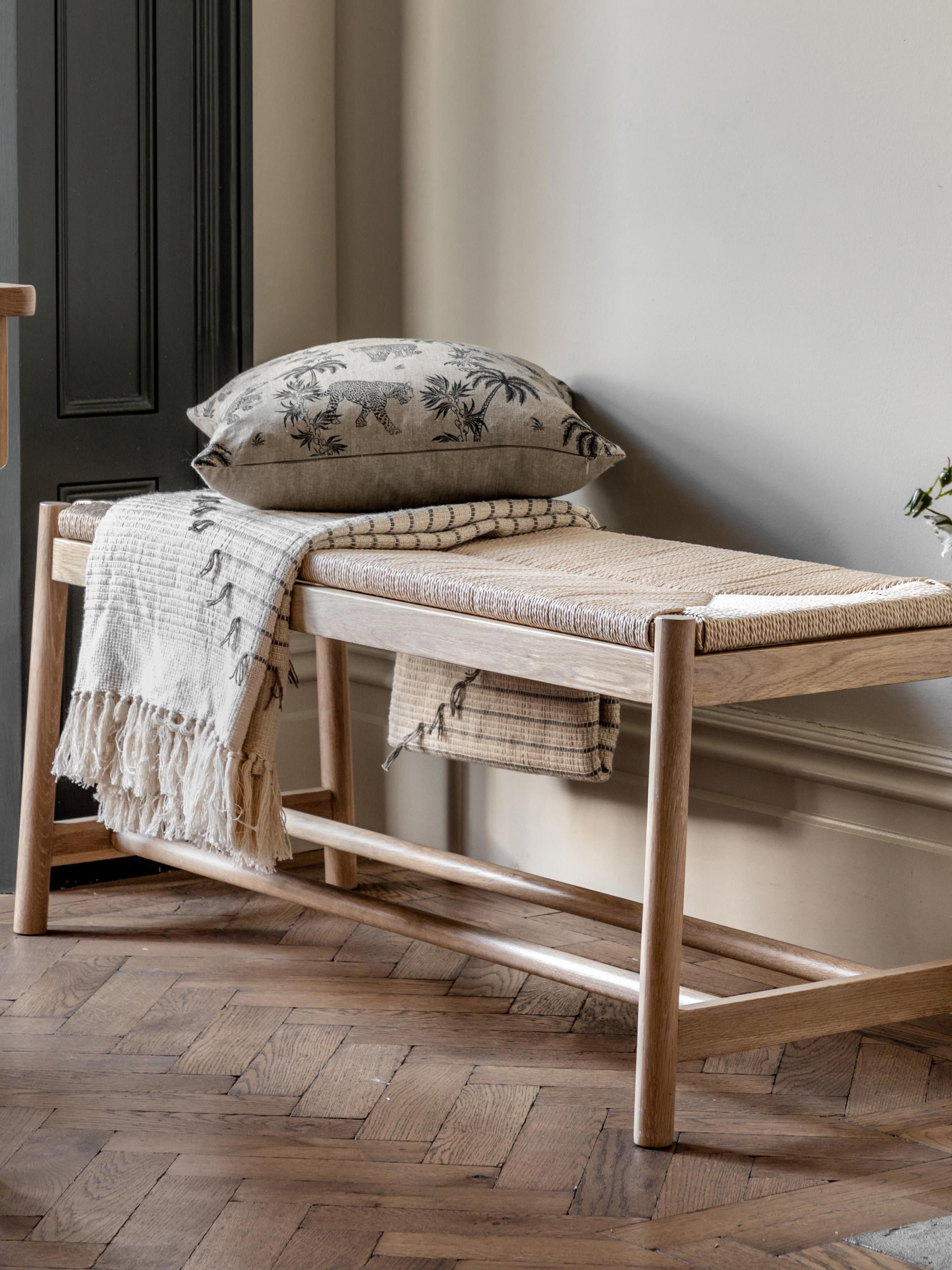 Eton Handmade Oak Wood Bench