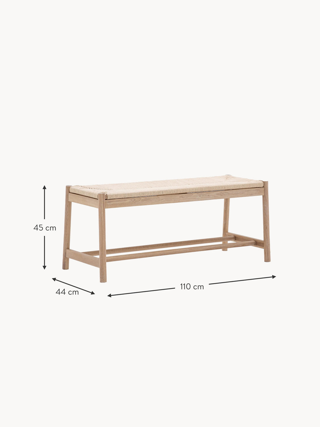 Eton Handmade Oak Wood Bench