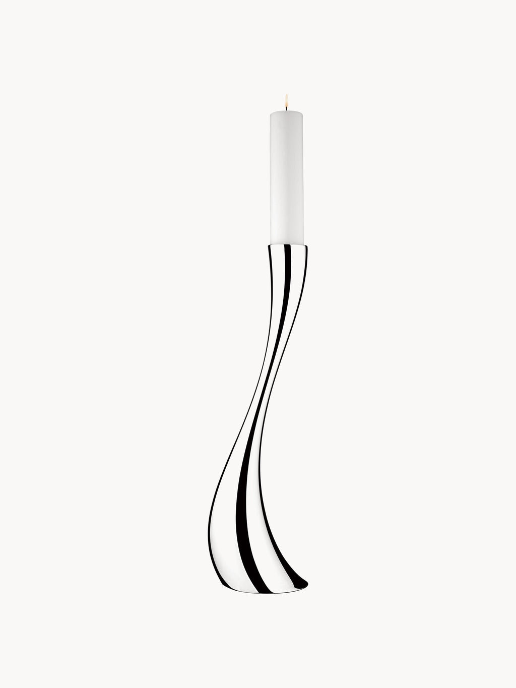 Gallery image 1 - Stainless Steel Candle Holder Cobra in An Organic Shape, H 60 cm