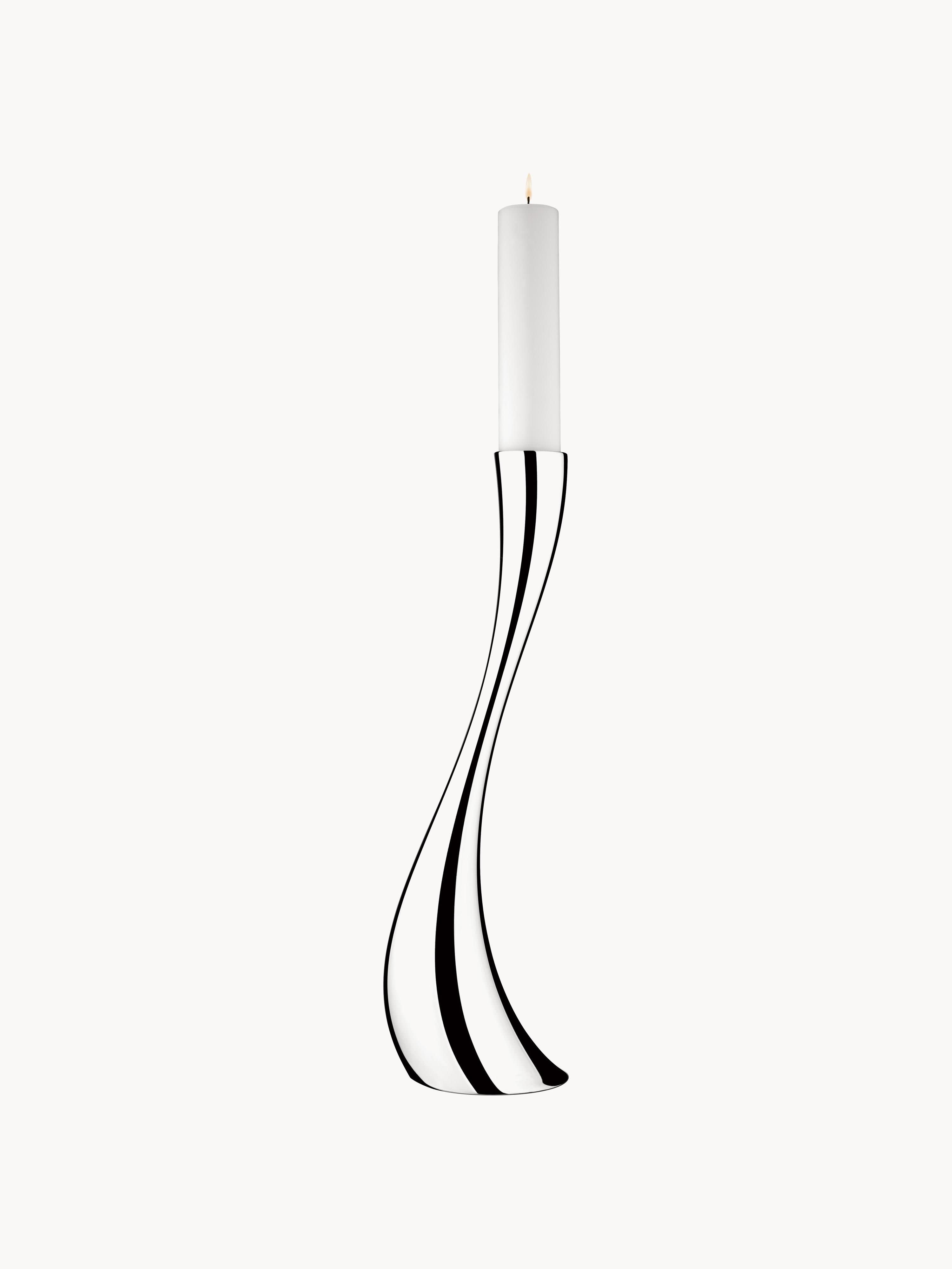 Gallery image 1 - Stainless Steel Candle Holder Cobra in An Organic Shape, H 60 cm