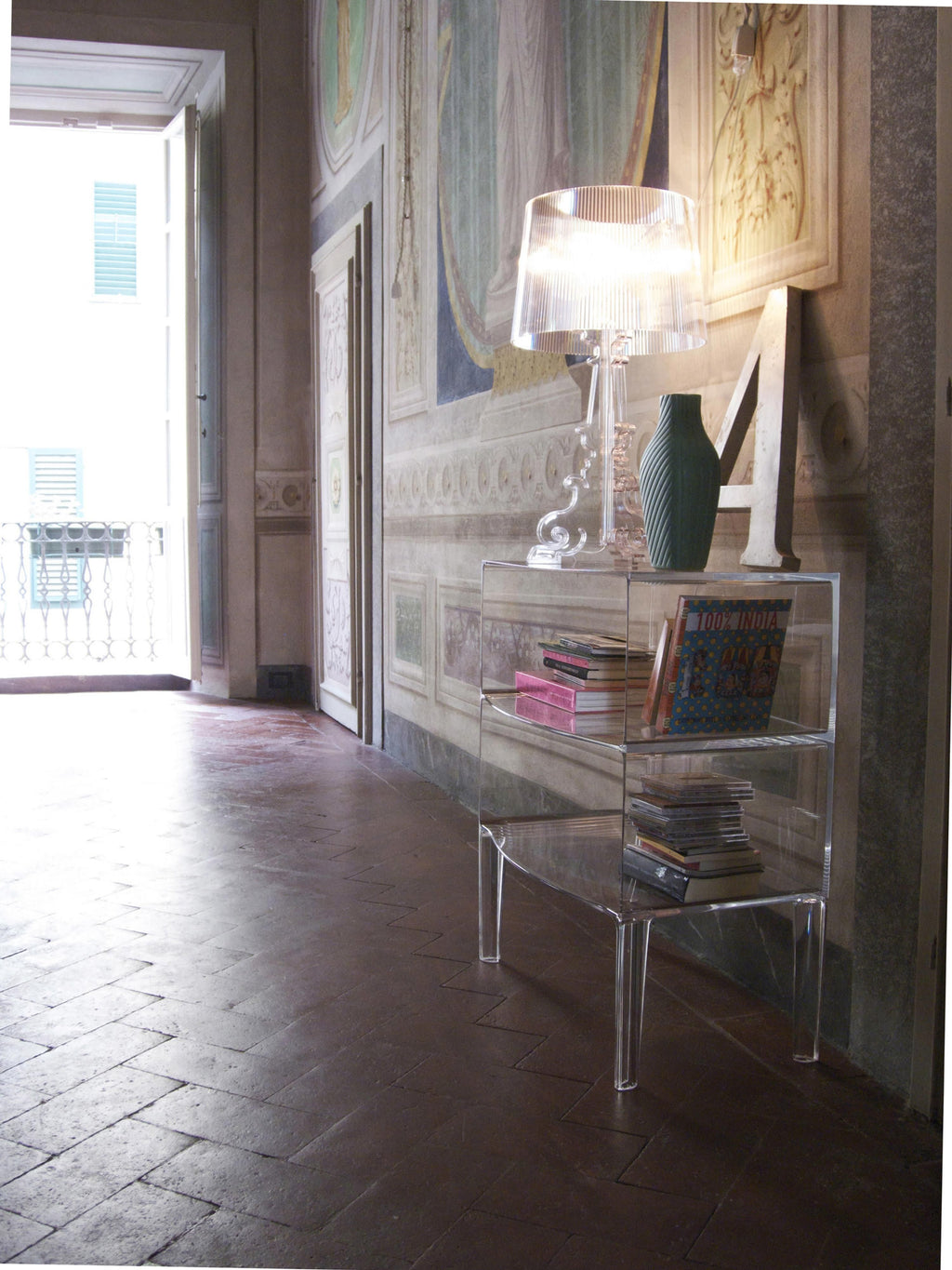 Buster Shelving Unit Ghost