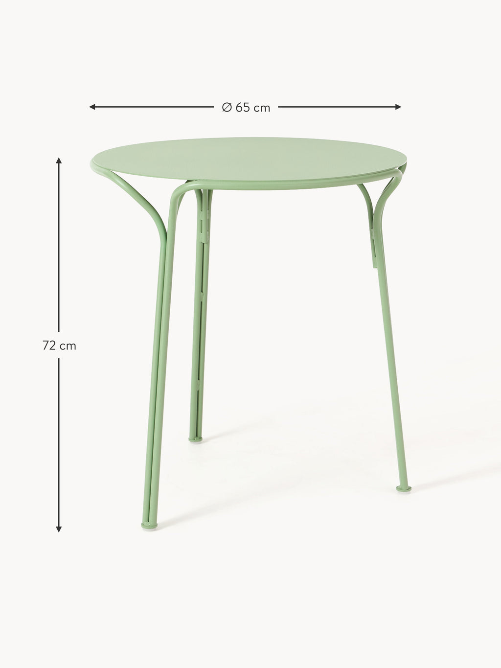 Hiray Round Garden Table, Ø 65 cm