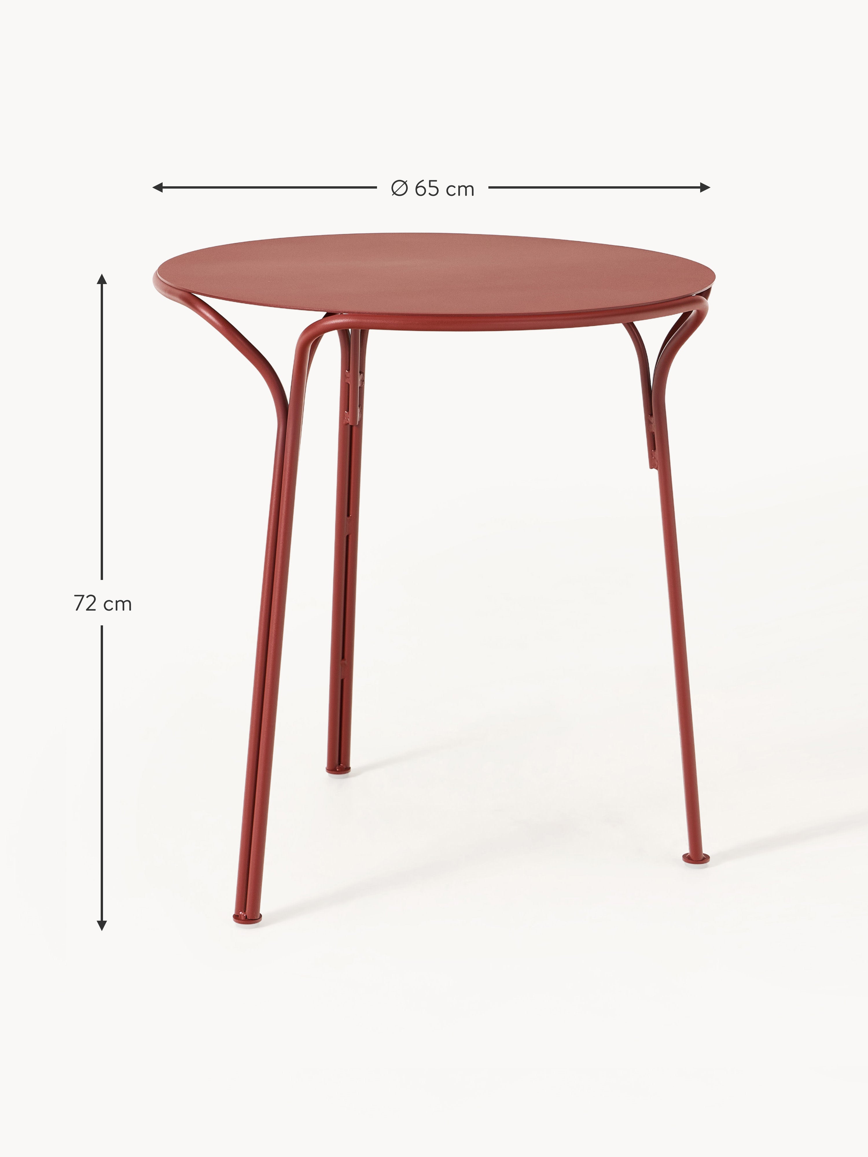 Hiray Round Garden Table, Ø 65 cm
