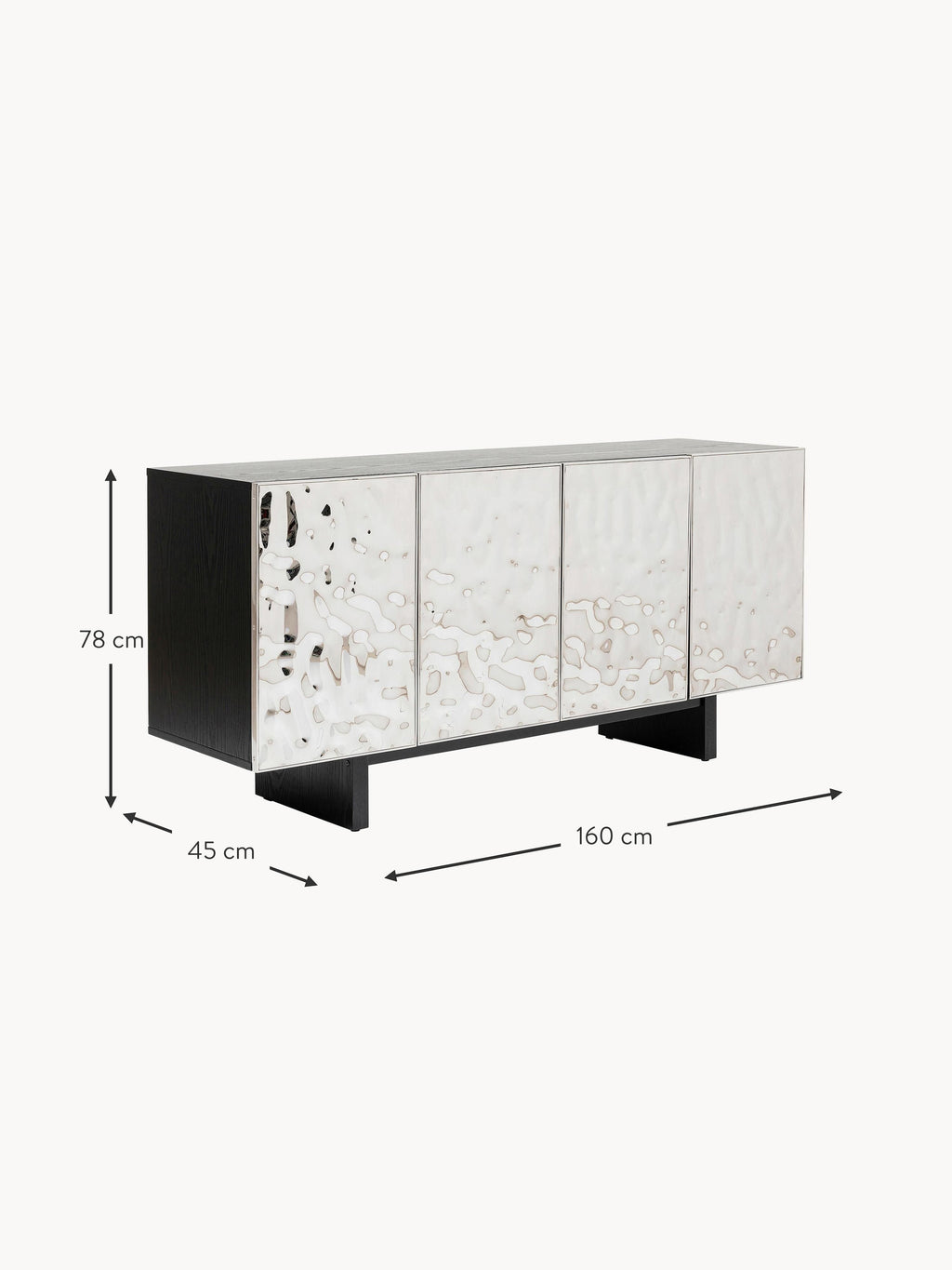 Caldera Stainless Steel Sideboard
