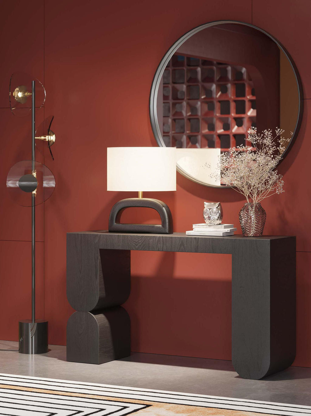 Curve Handmade Wooden Console