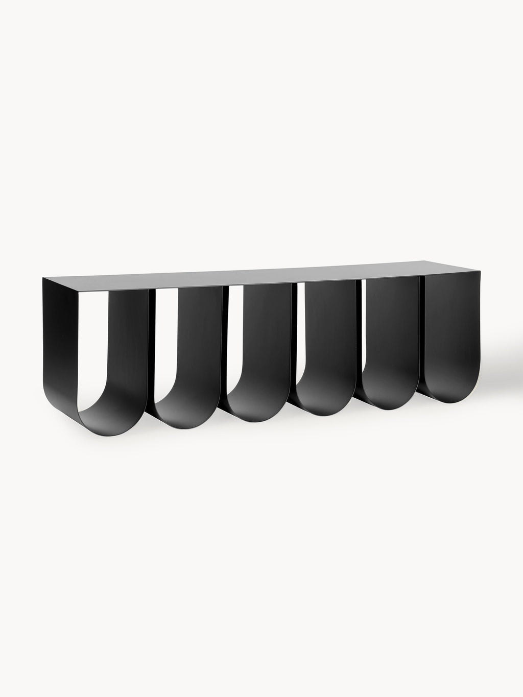 Gallery image 1 - Metal Wall-Mounted Shelf Curved