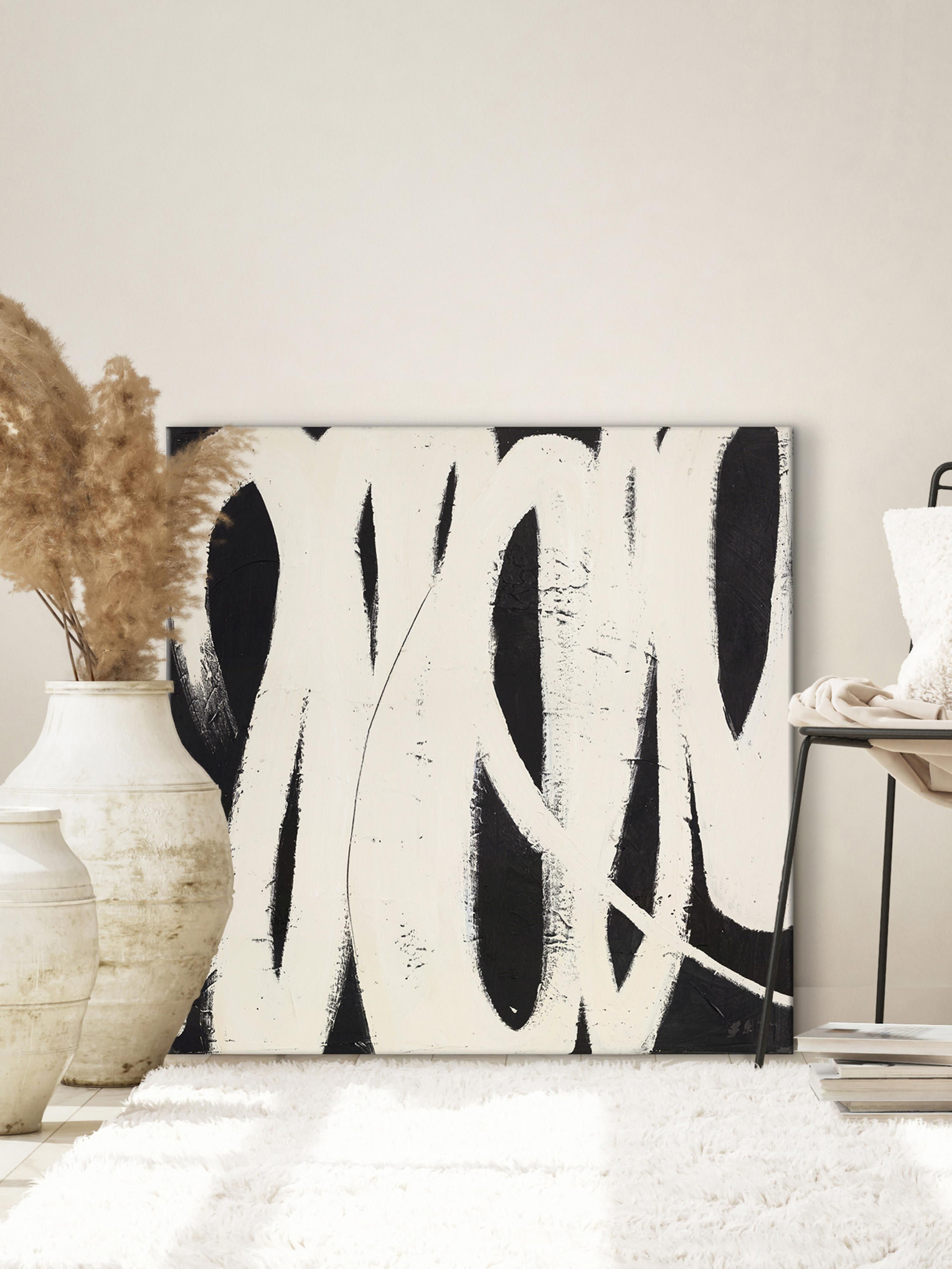 Around Hand-Painted Canvas Art Spinning