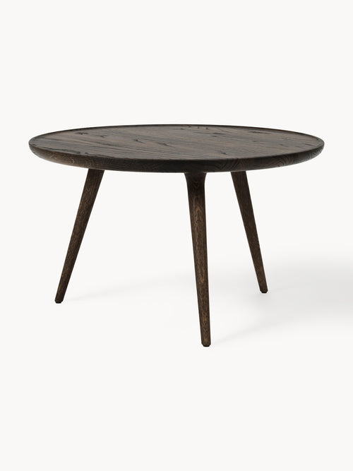 Gallery image 1 - Round Oak Wood Coffee Table Accent, Handmade