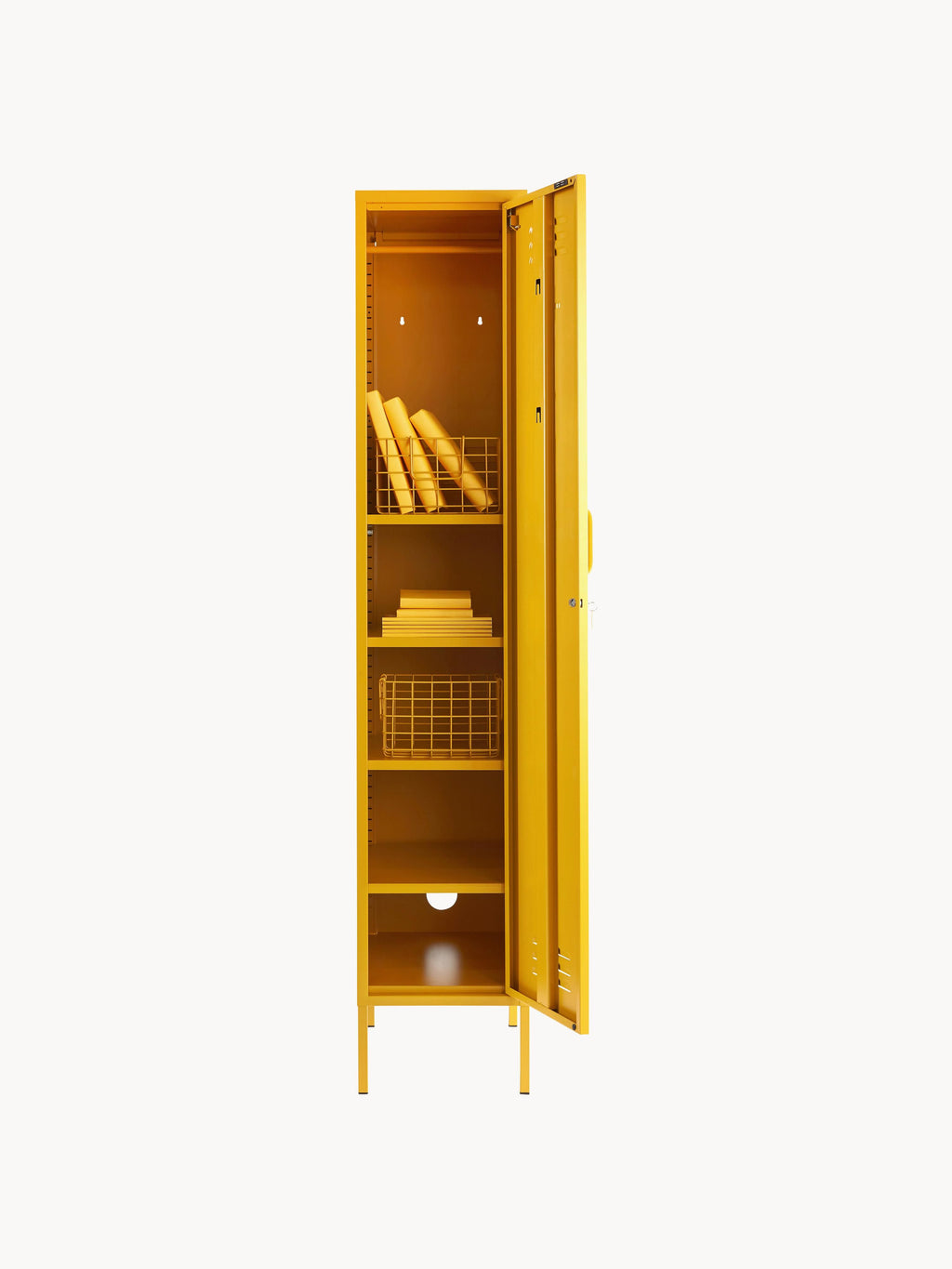 Skinny Small Metal Wardrobe The