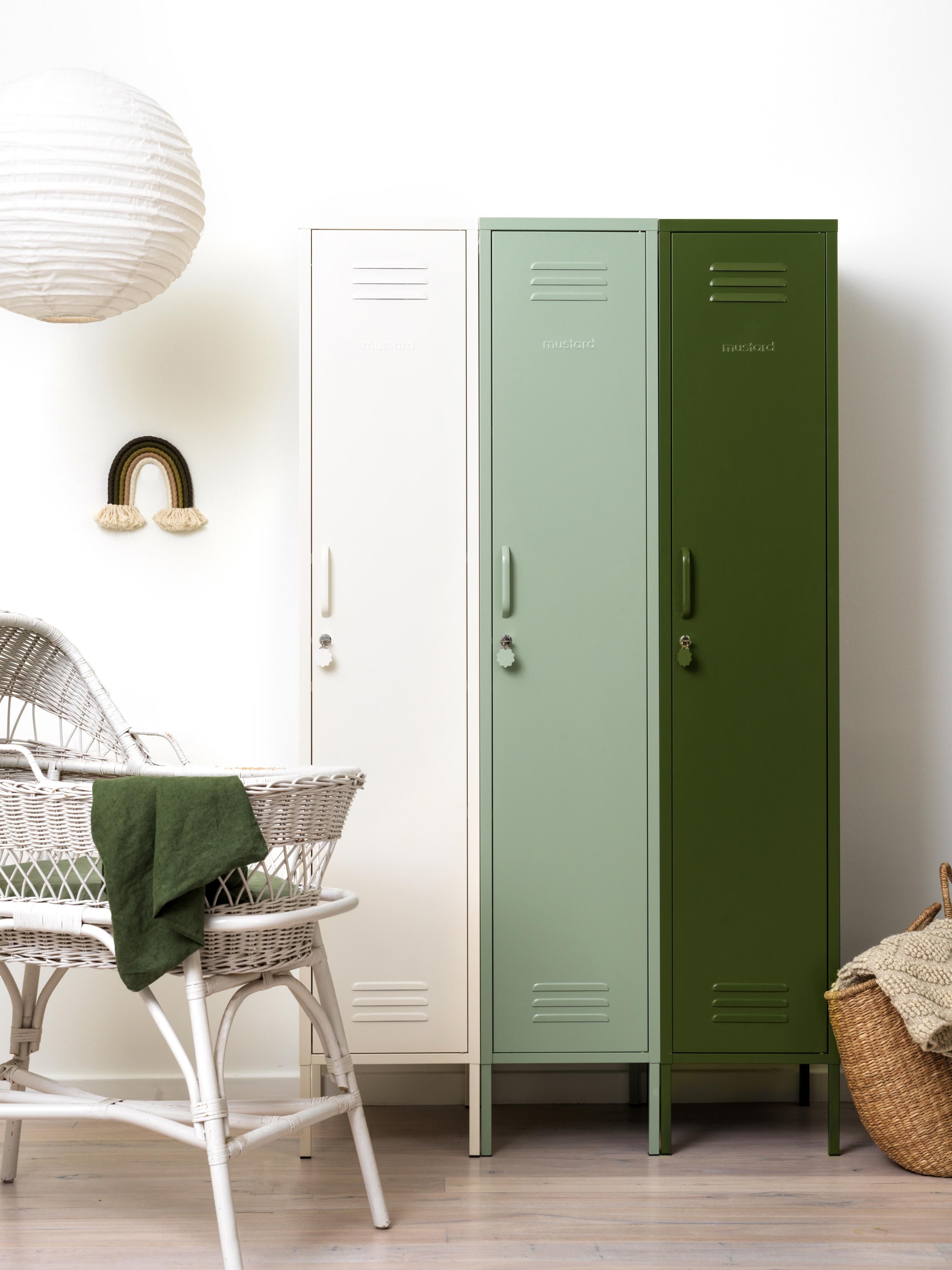 Skinny Small Metal Wardrobe The