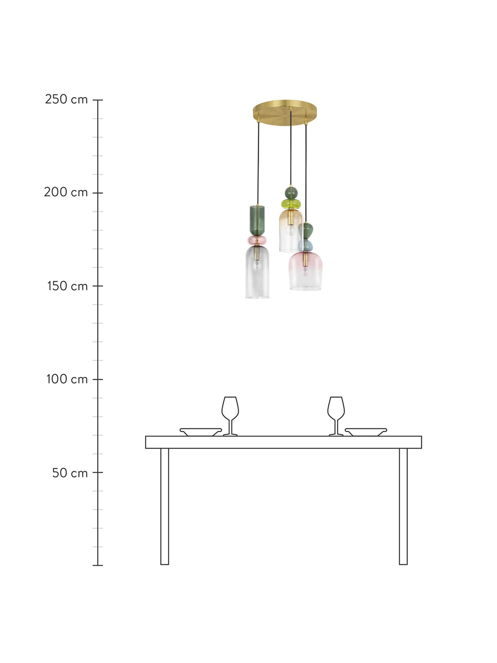 Murano Cluster Pendant Light