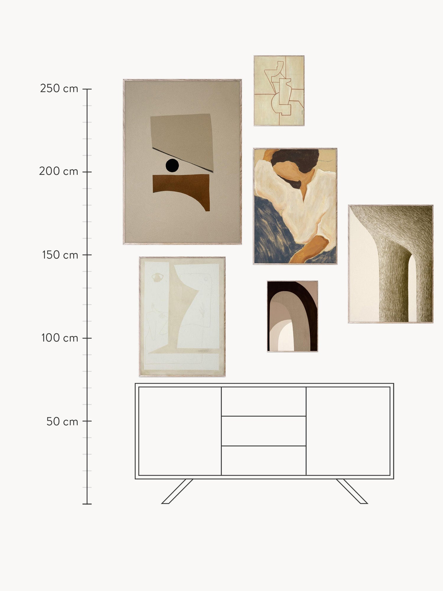 Wall Gallery Artwall No. 35, Set of 6