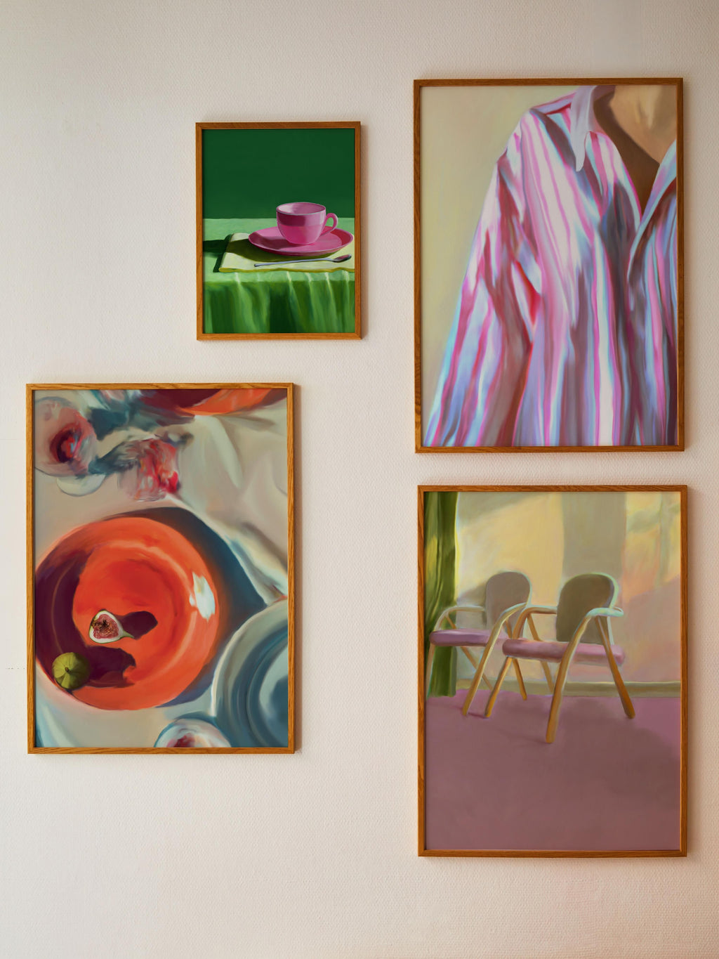 Posters Artwall No. 08 with Frame, Set of 3