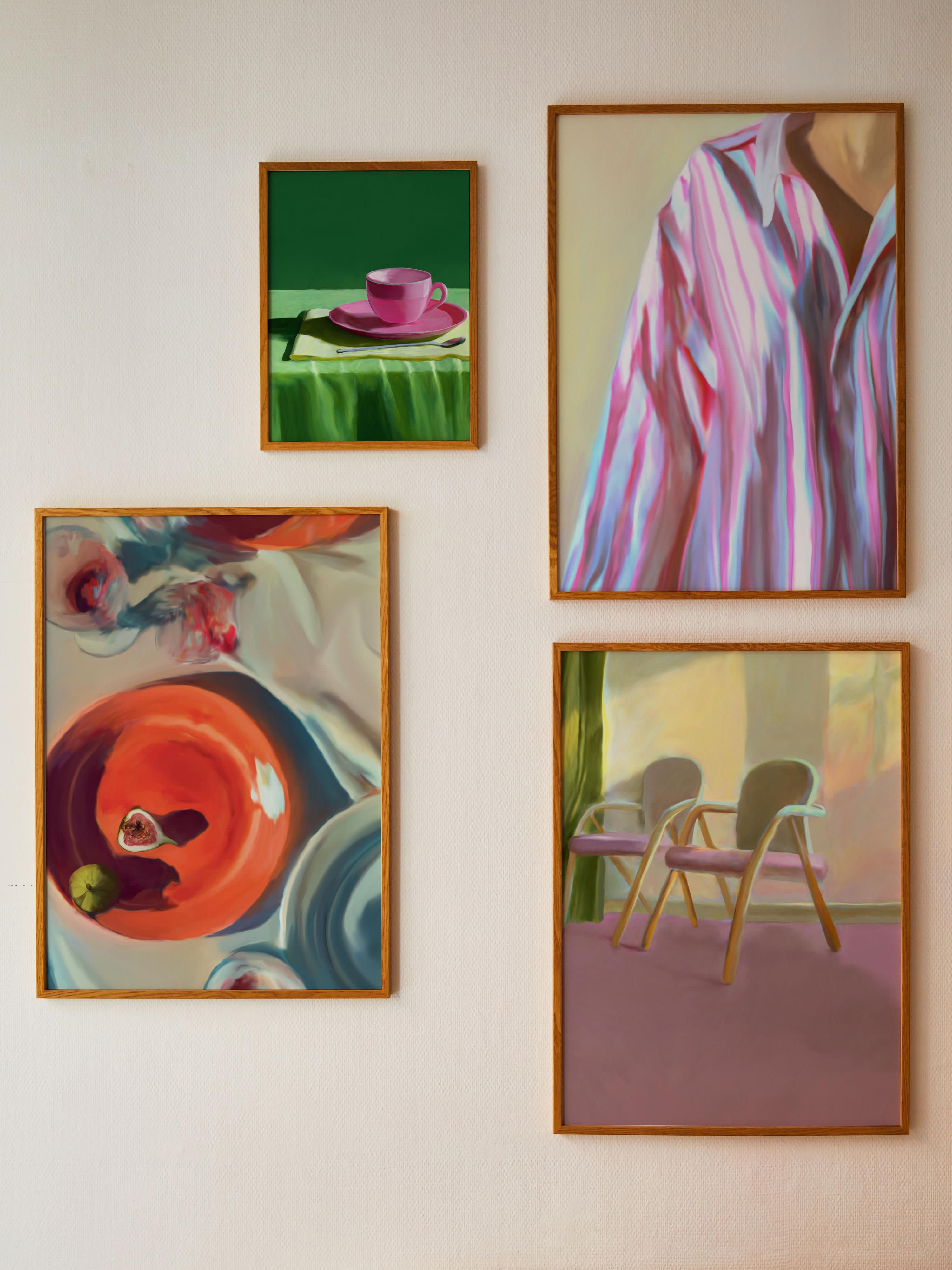 Posters Artwall No. 08 with Frame, Set of 3