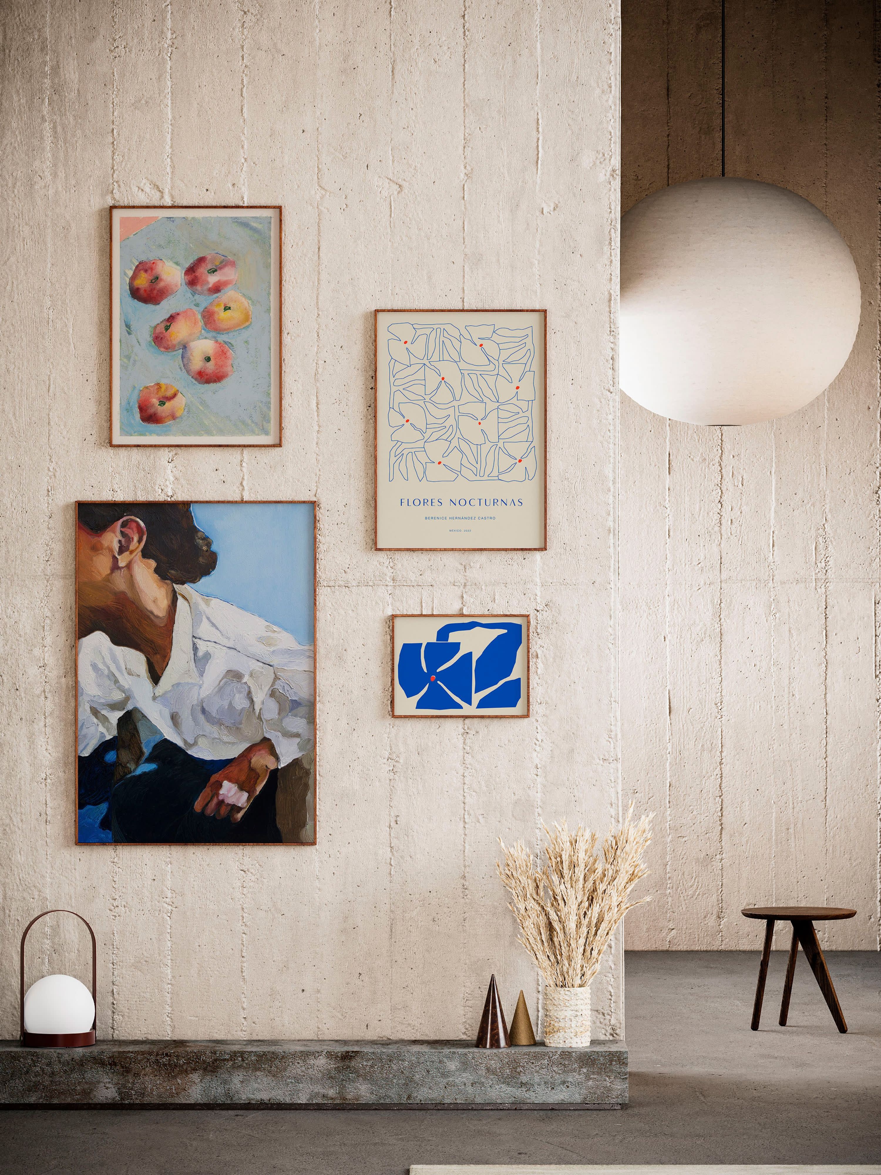 Posters Artwall No. 15 with Frame, Set of 4