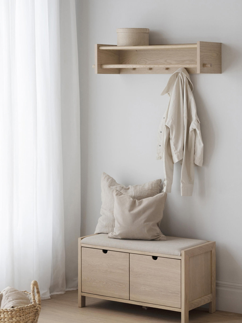 Hillmond Upholstered Wooden Storage Bench