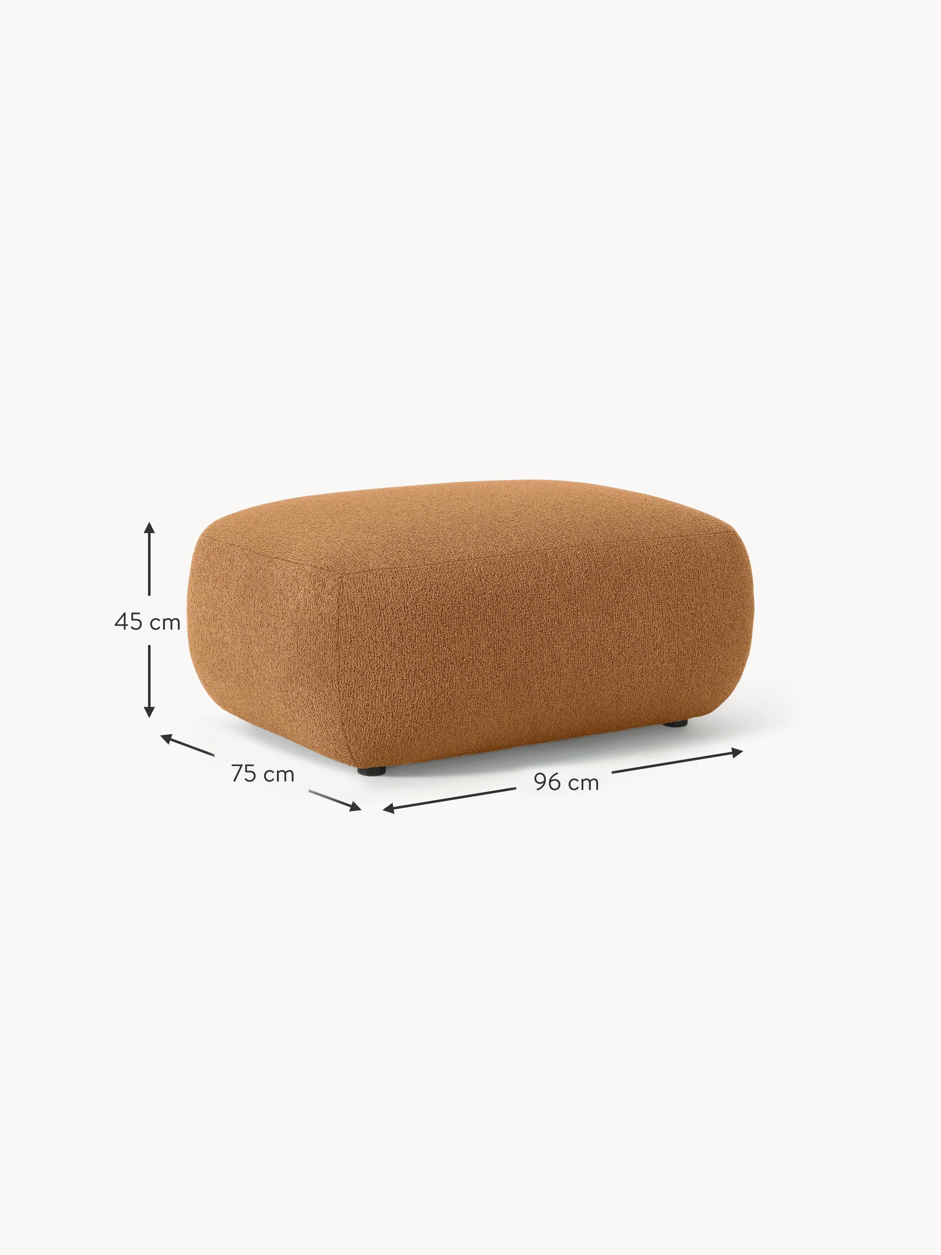 Sofia Bouclé Ottoman