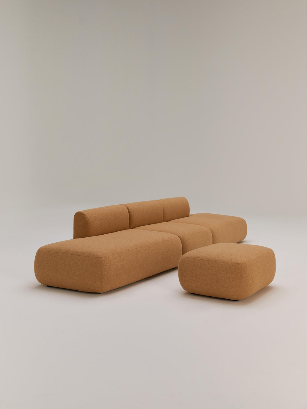 Sofia Bouclé Ottoman