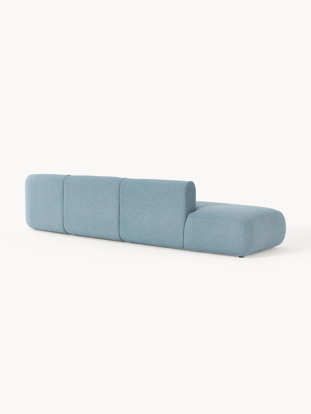 Sofia Modular Bouclé Chaise (4-seater)