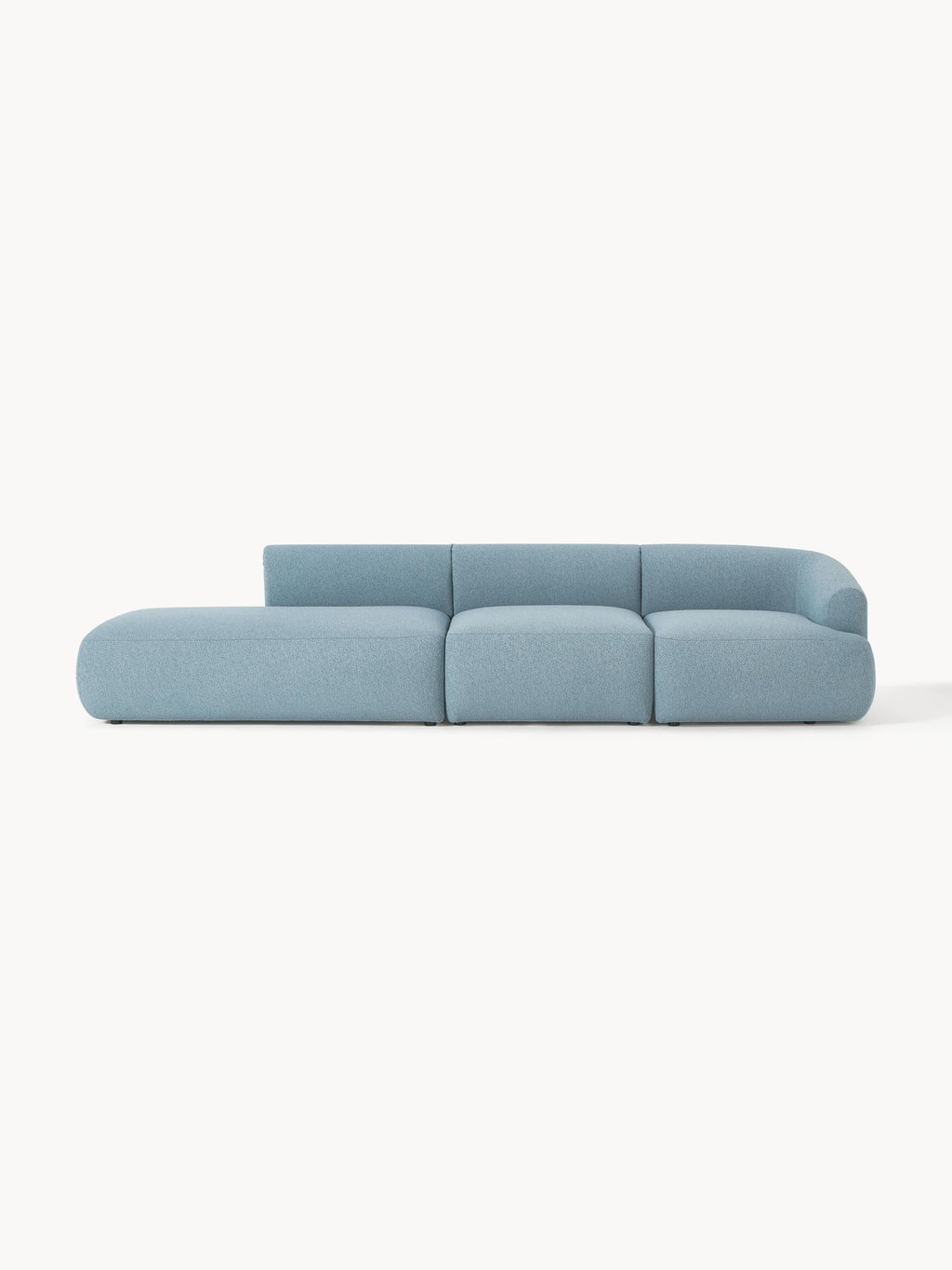 Sofia Modular Bouclé Chaise (4-seater)