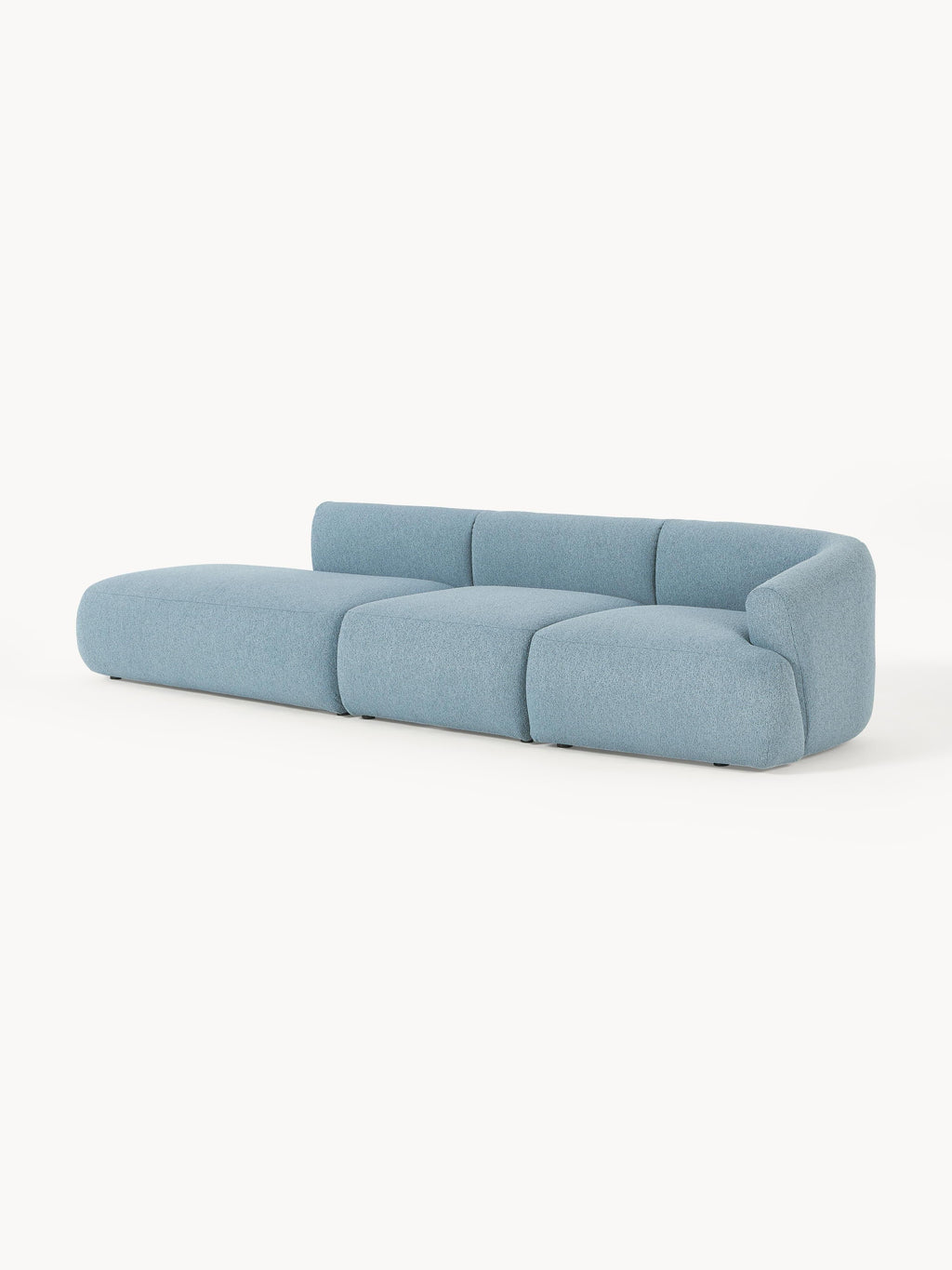 Sofia Modular Bouclé Chaise (4-seater)