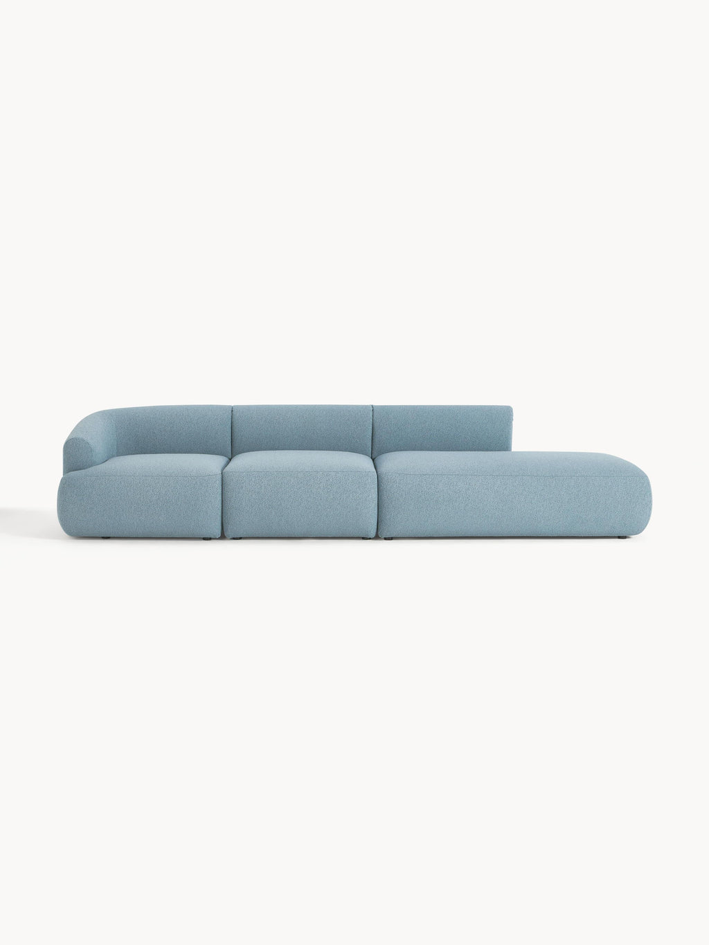 Sofia Modular Bouclé Chaise (4-seater)