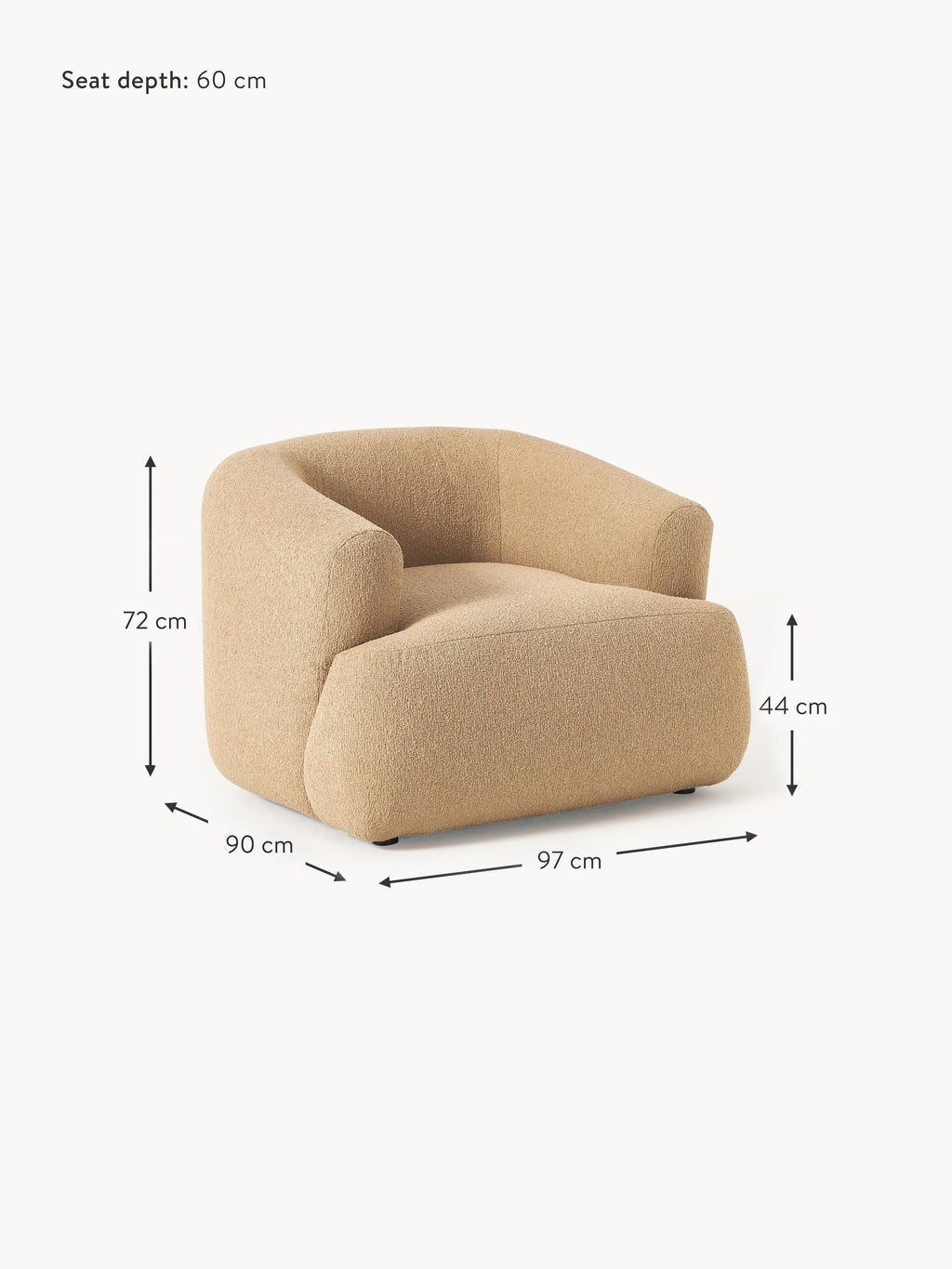 Sofia Bouclé Armchair