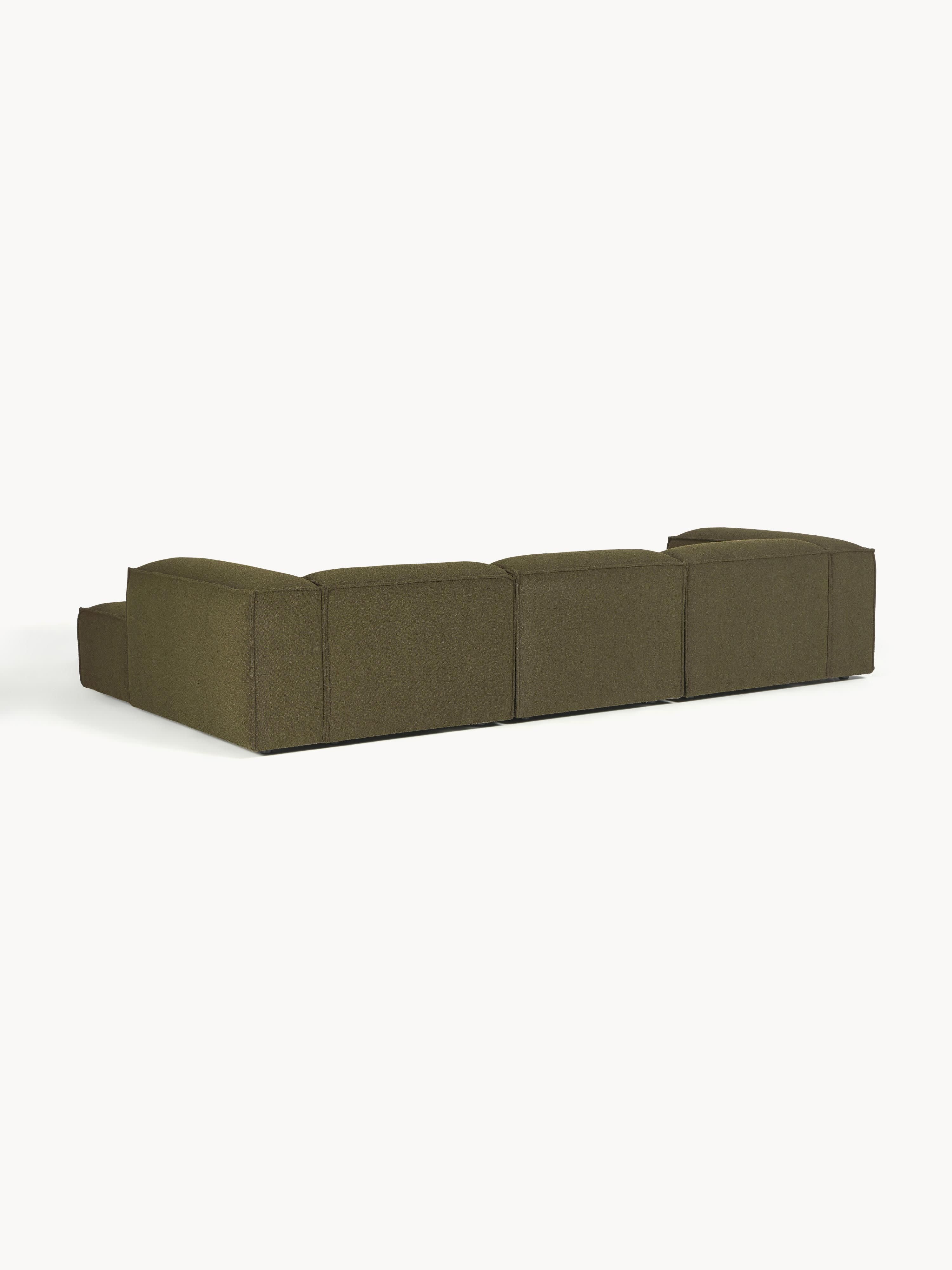 Lennon Bouclé Modular Corner Sofa (4-seater)