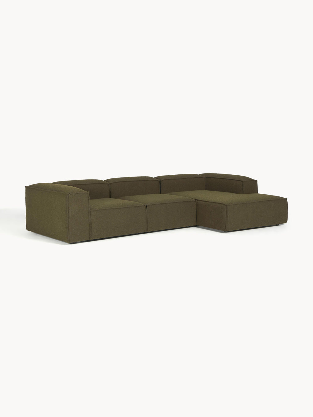 Lennon Bouclé Modular Corner Sofa (4-seater)