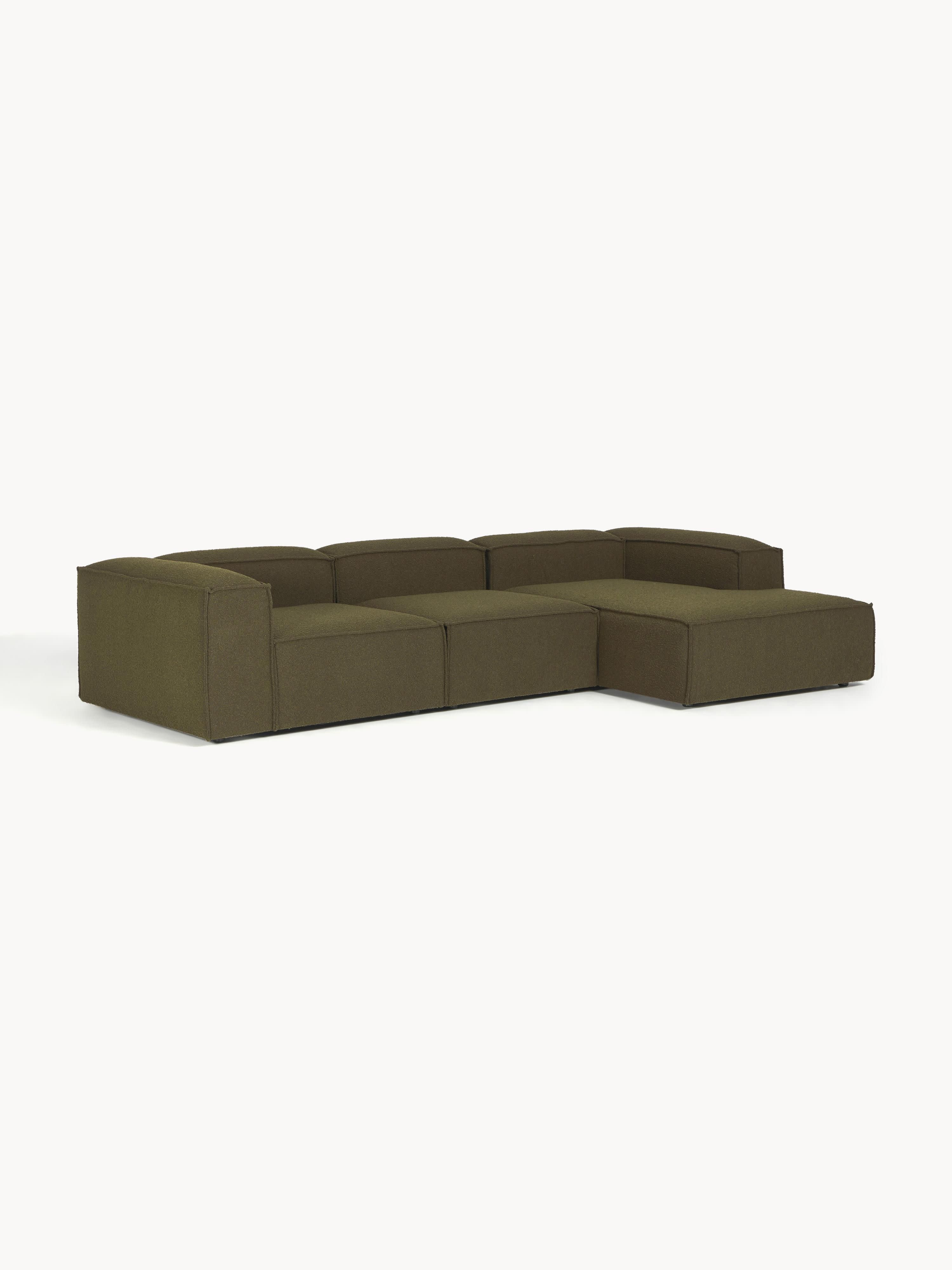 Lennon Bouclé Modular Corner Sofa (4-seater)