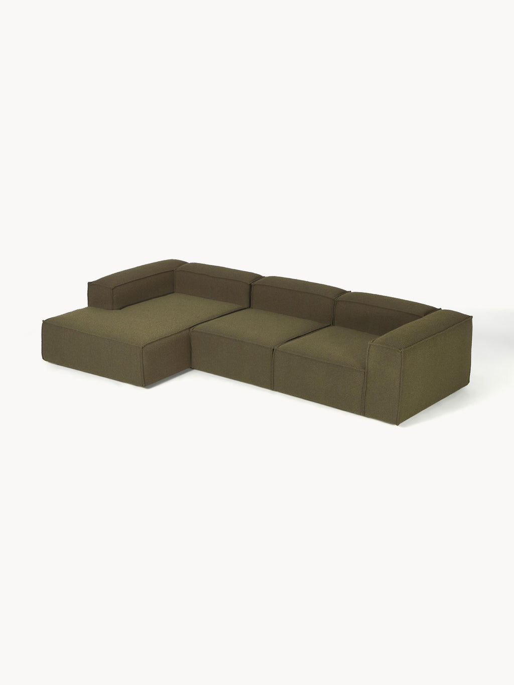 Lennon Bouclé Modular Corner Sofa (4-seater)