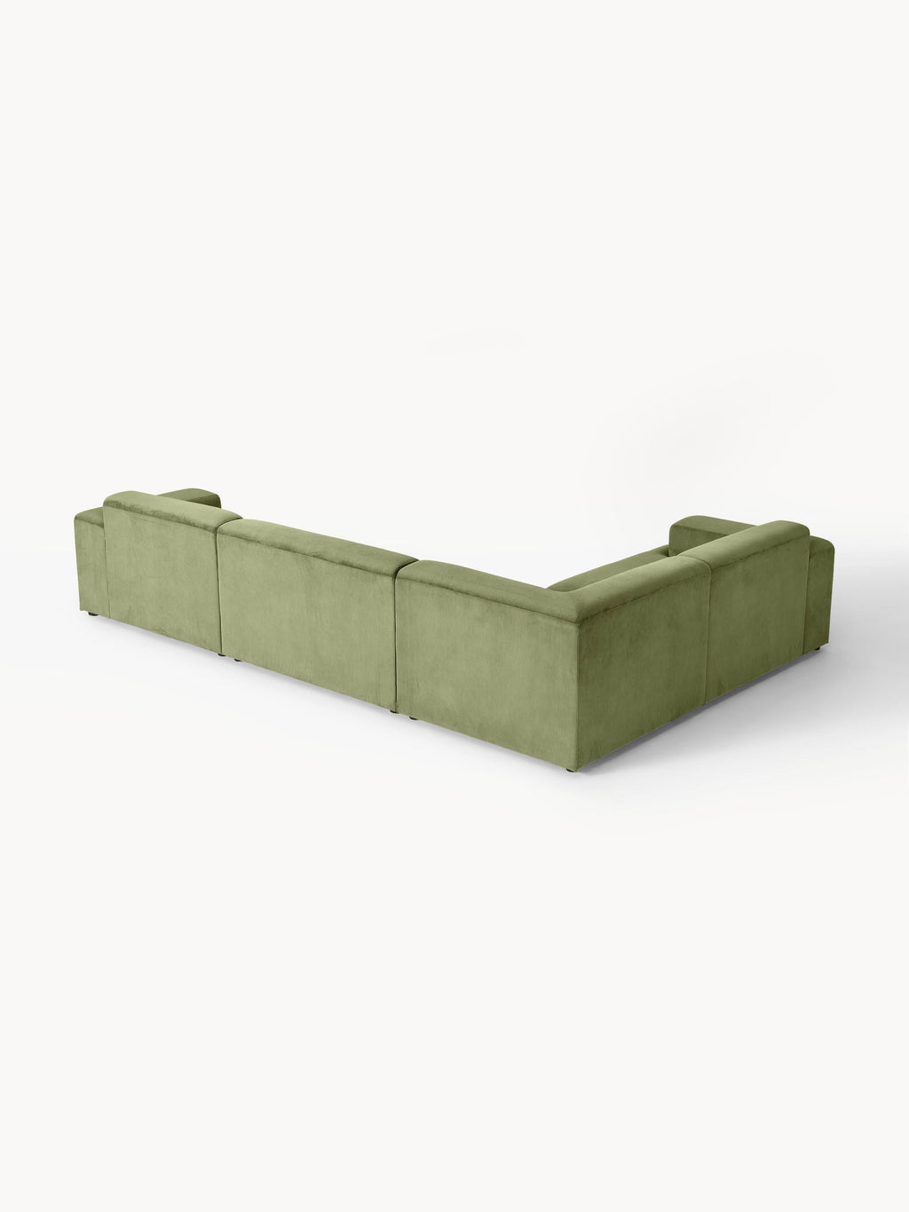 Melva Large Corduroy Corner Sofa (4-seater)