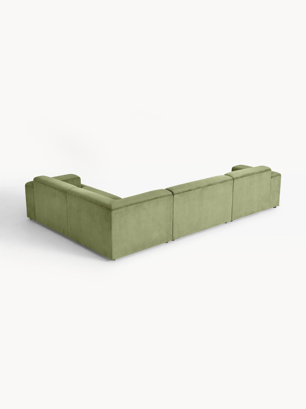 Melva Large Corduroy Corner Sofa (4-seater)