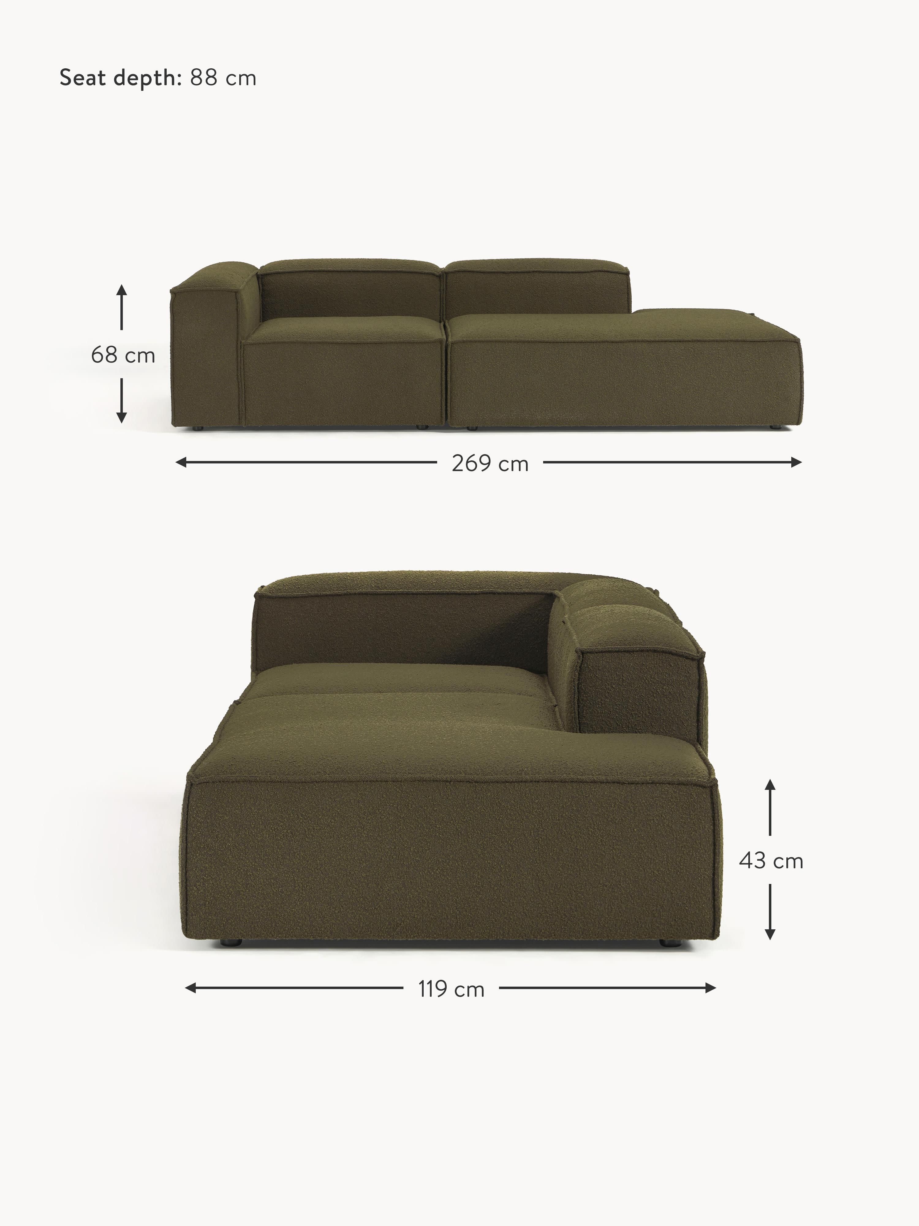 Lennon Bouclé Modular Ottoman