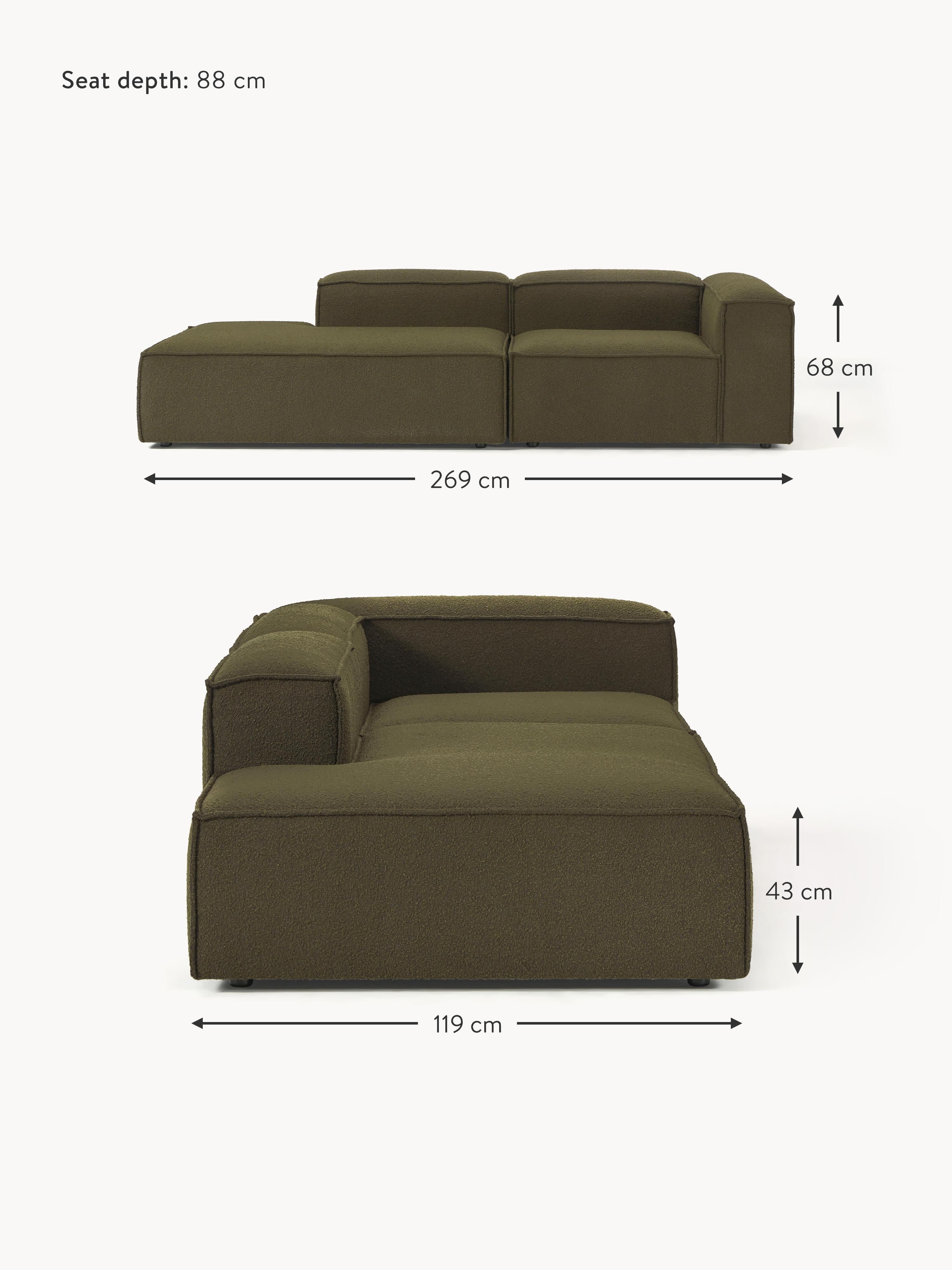 Lennon Bouclé Modular Ottoman