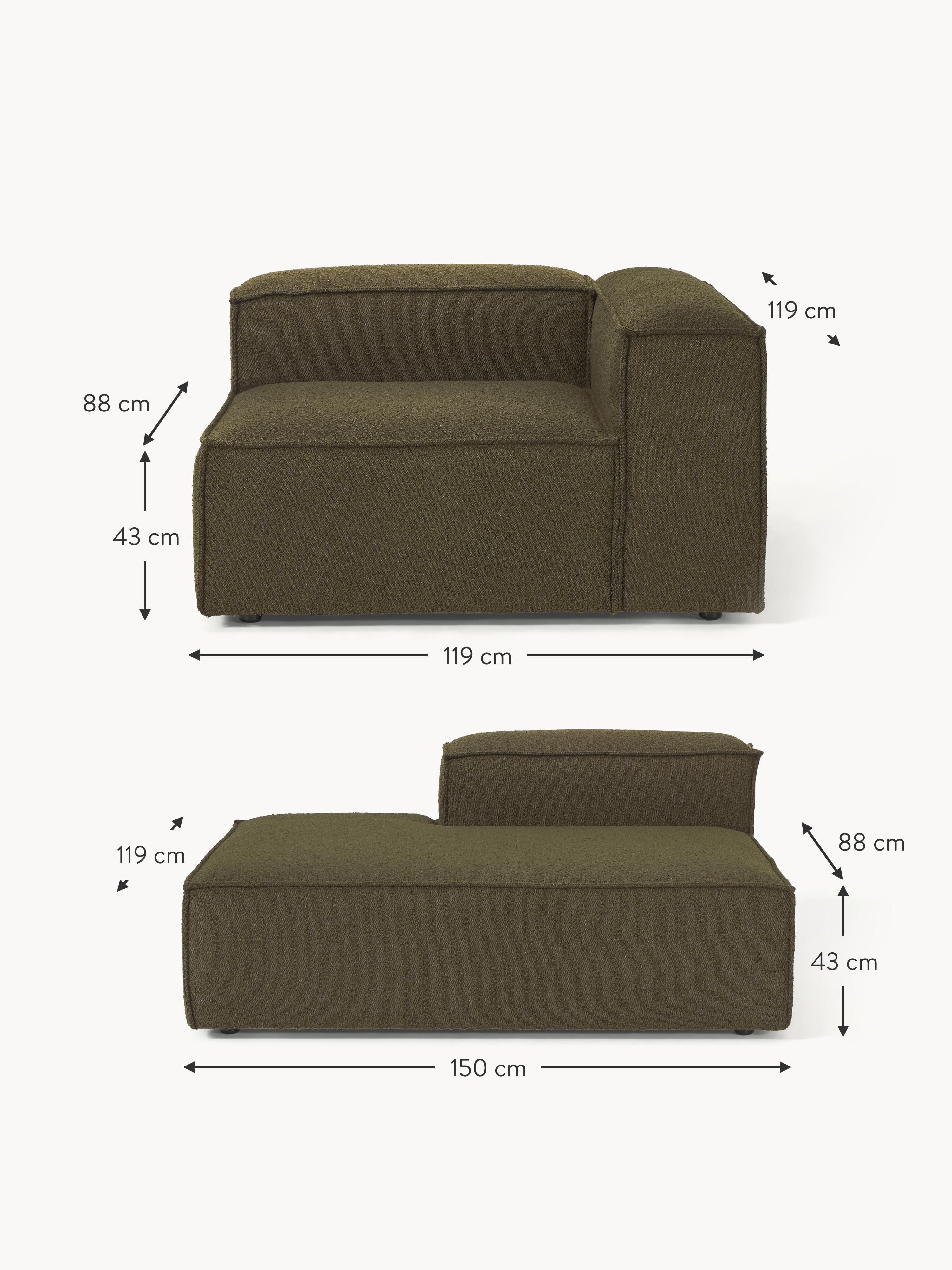 Lennon Bouclé Modular Ottoman