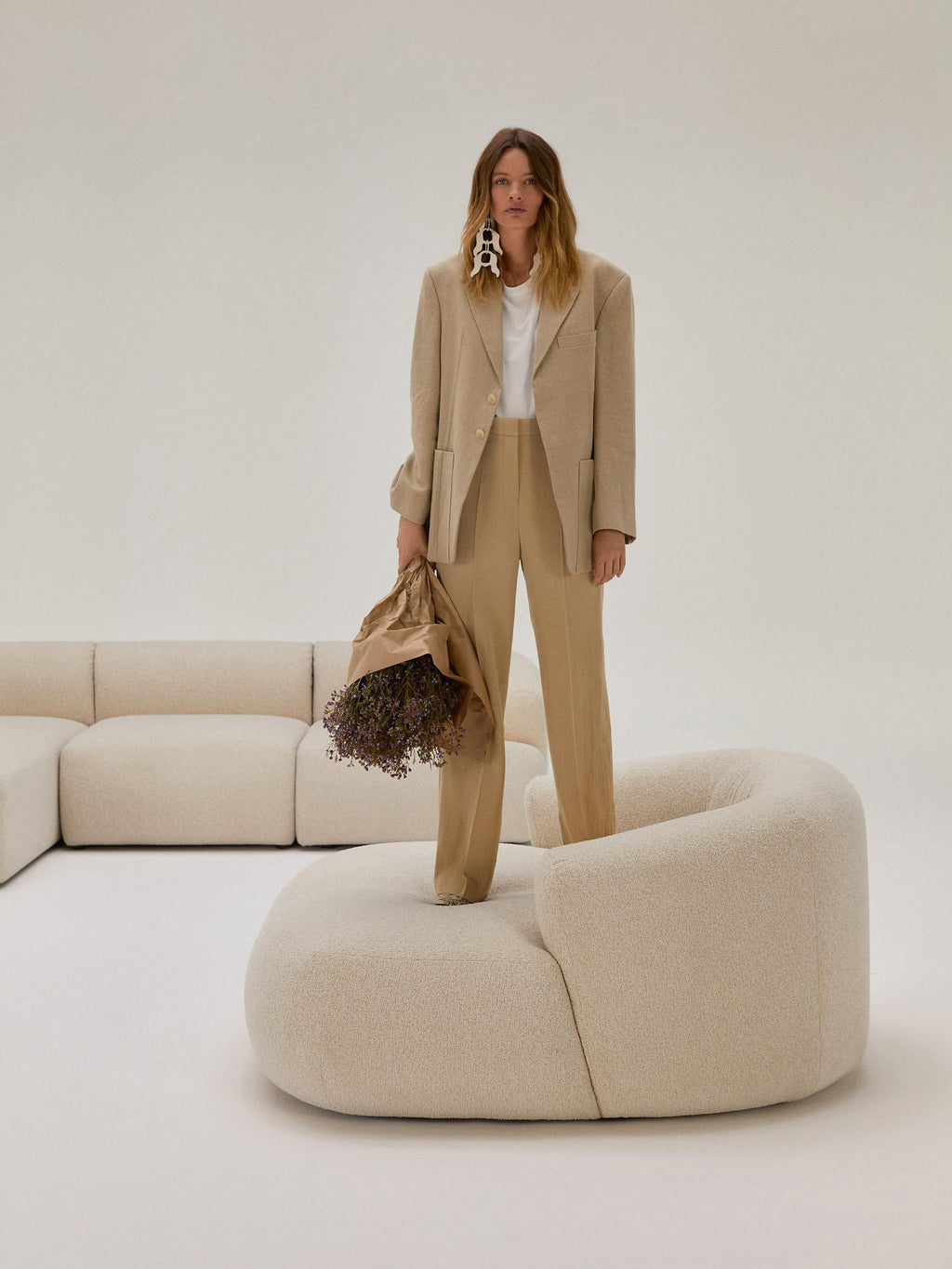 Sofia XL Bouclé Lounge Chair
