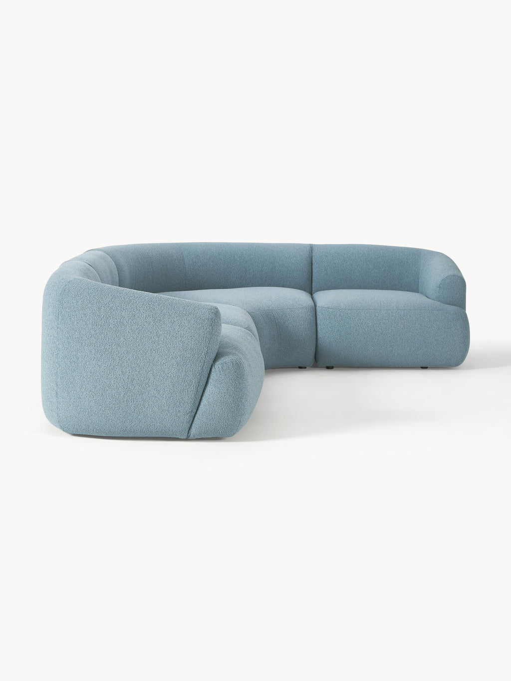 Sofia Modular Bouclé Corner Sofa (4-seater)