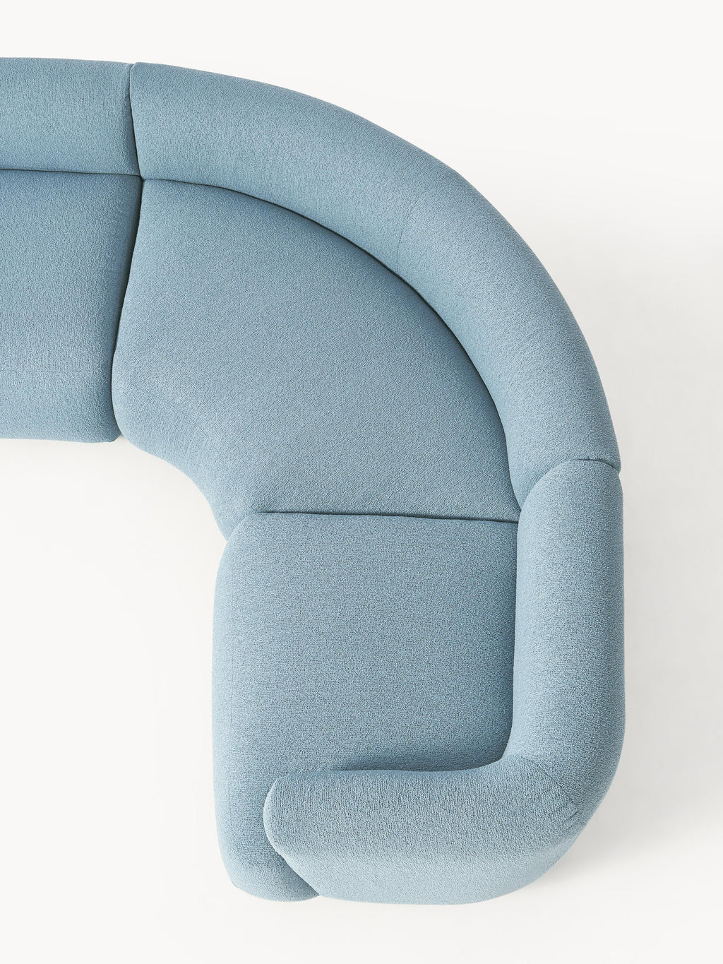 Sofia Modular Bouclé Corner Sofa (4-seater)