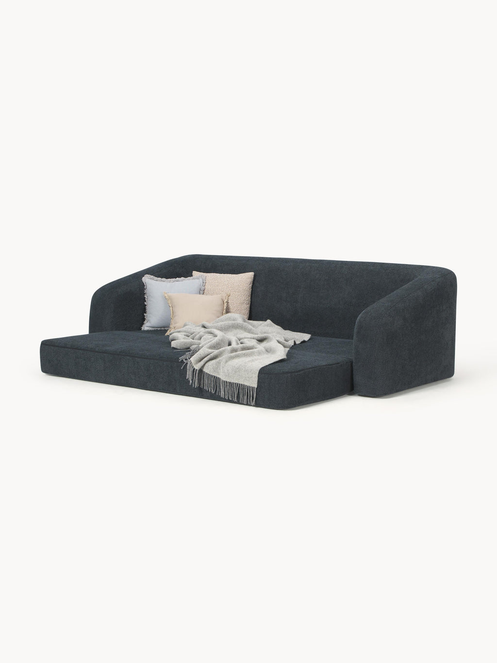 Eliot Teddy Bouclé Sofa Bed (3-seater)