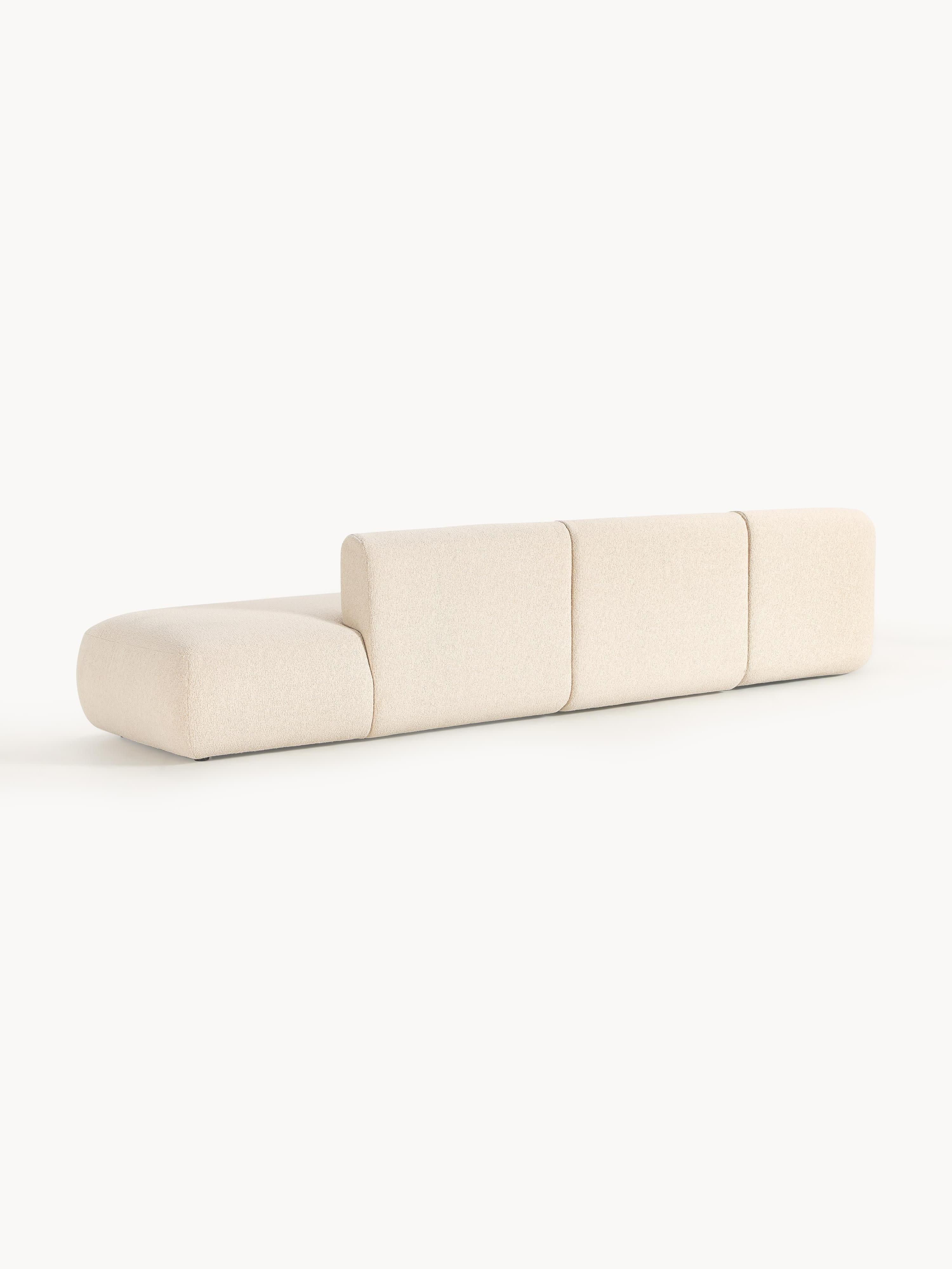 Sofia Modular Bouclé Chaise (4-seater)