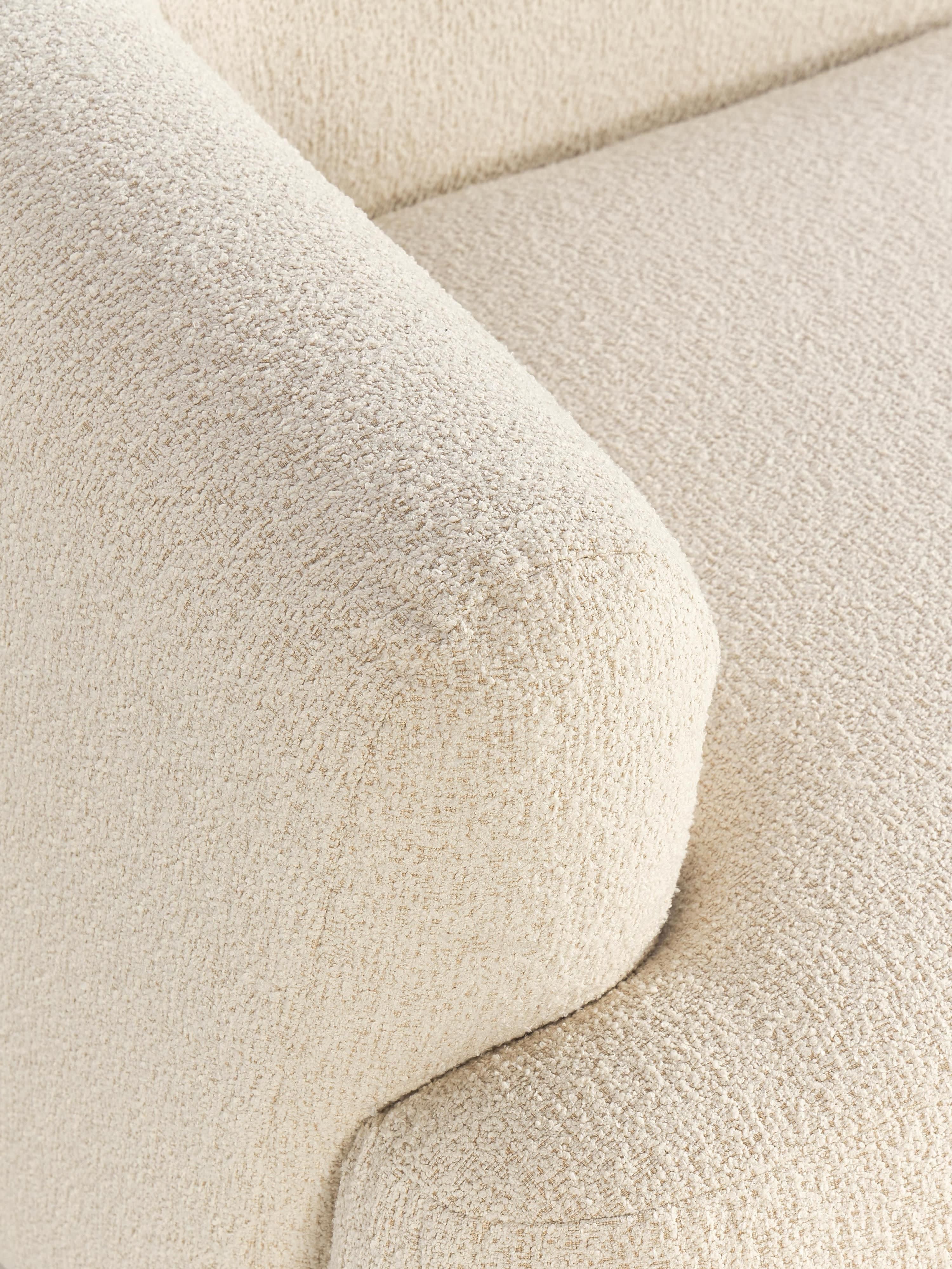 Sofia Modular Bouclé Chaise (4-seater)