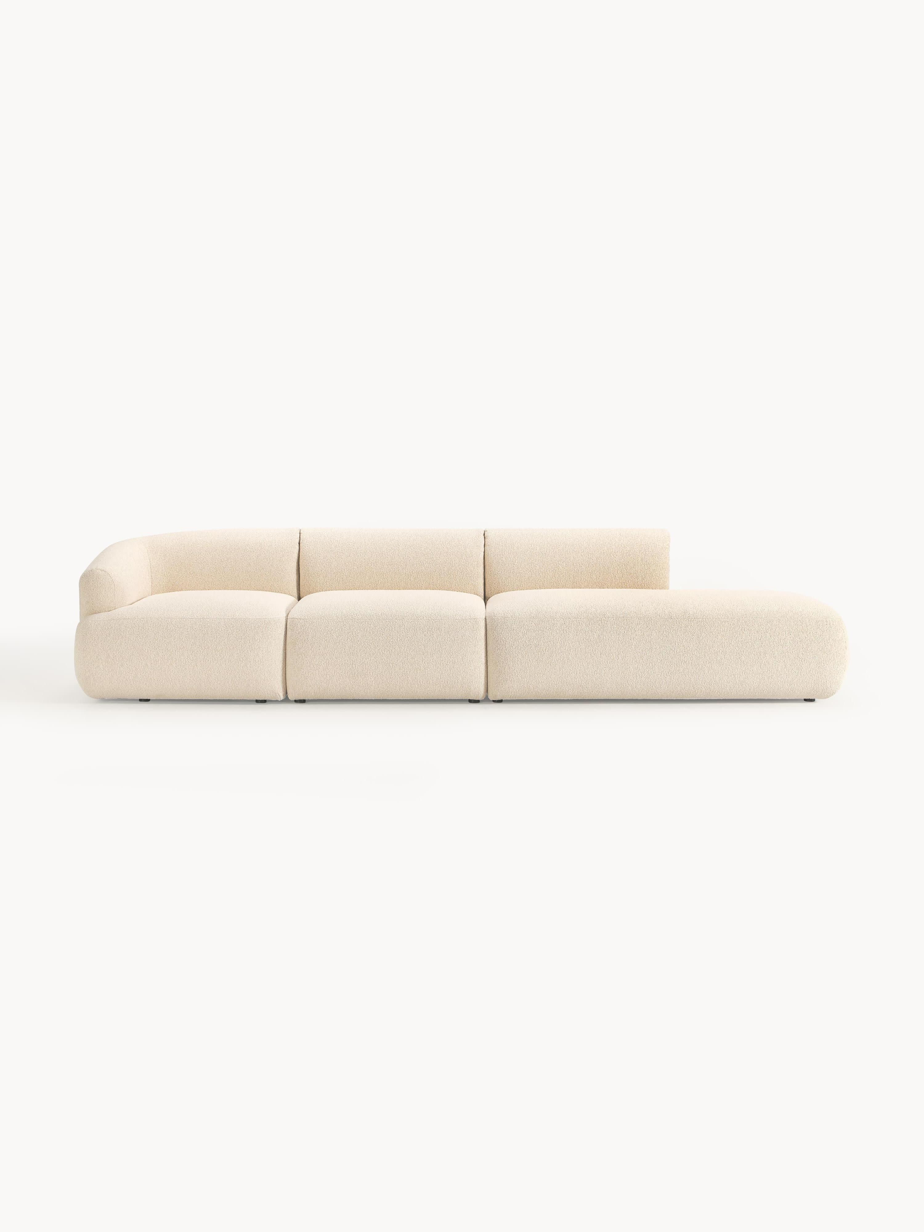 Sofia Modular Bouclé Chaise (4-seater)