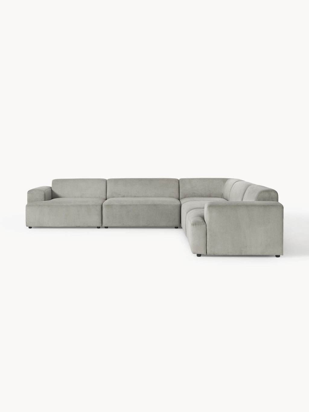 Melva Corduroy Corner Sofa (4-seater)