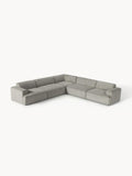 Gallery image 1 - Corduroy Corner Sofa Melva (4-seater)