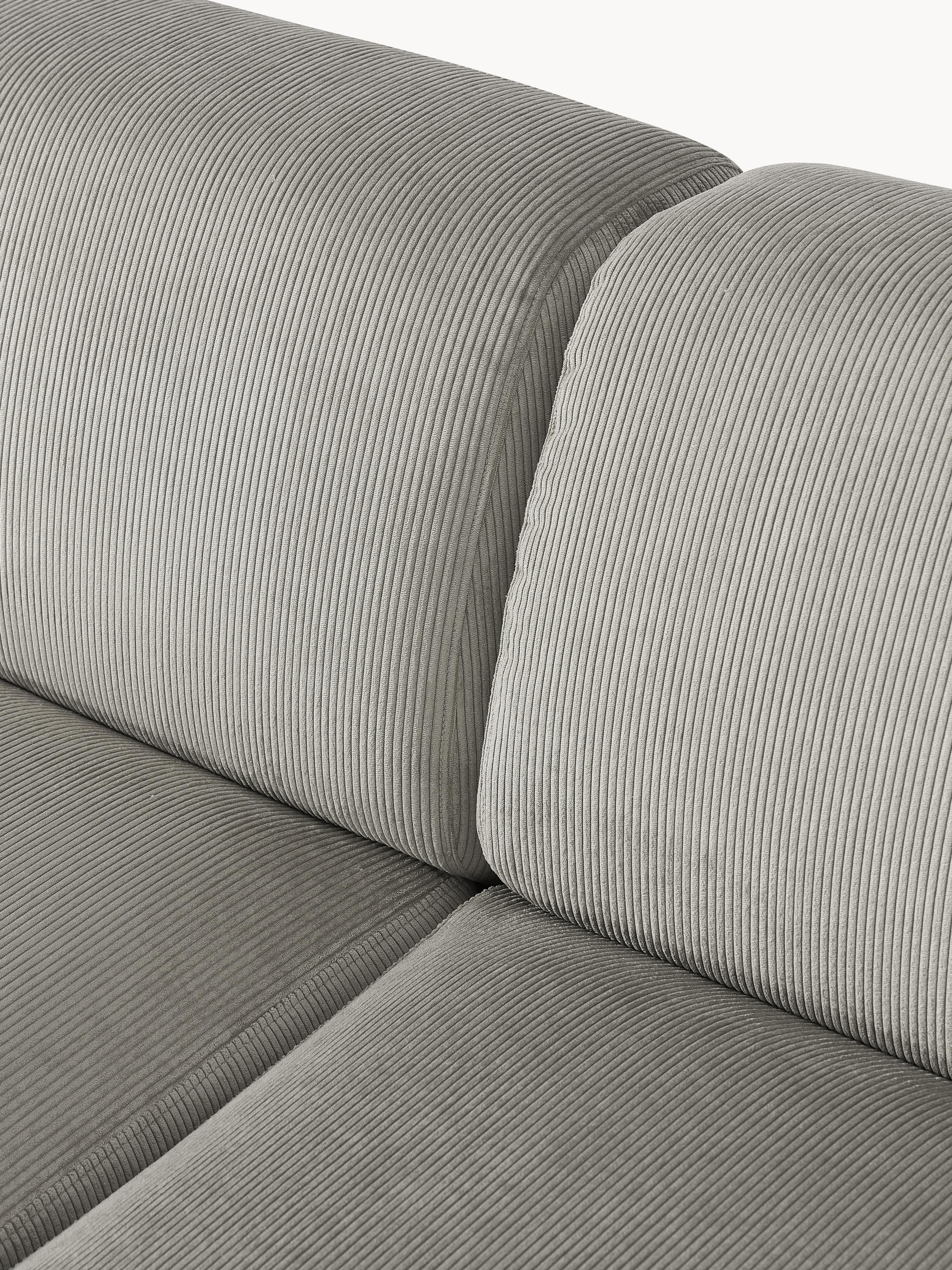 Melva Corduroy Corner Sofa (4-seater)