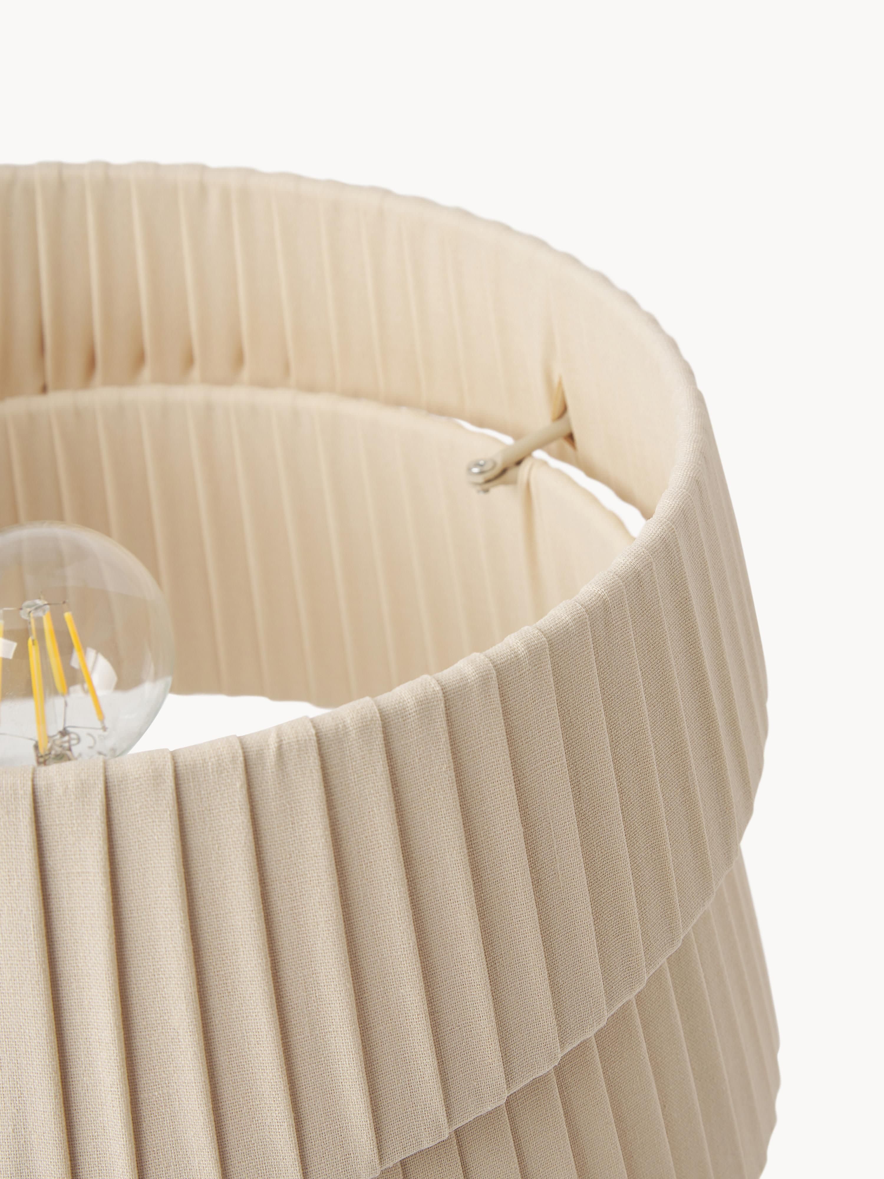 Nyla Table Lamp with An Asymmetrical Lampshade