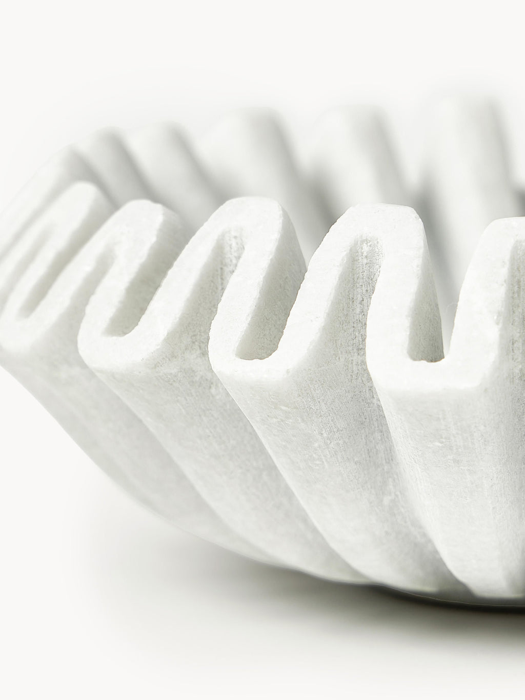 Santorini Handmade Decorative Marble Bowl, Ø 18 cm