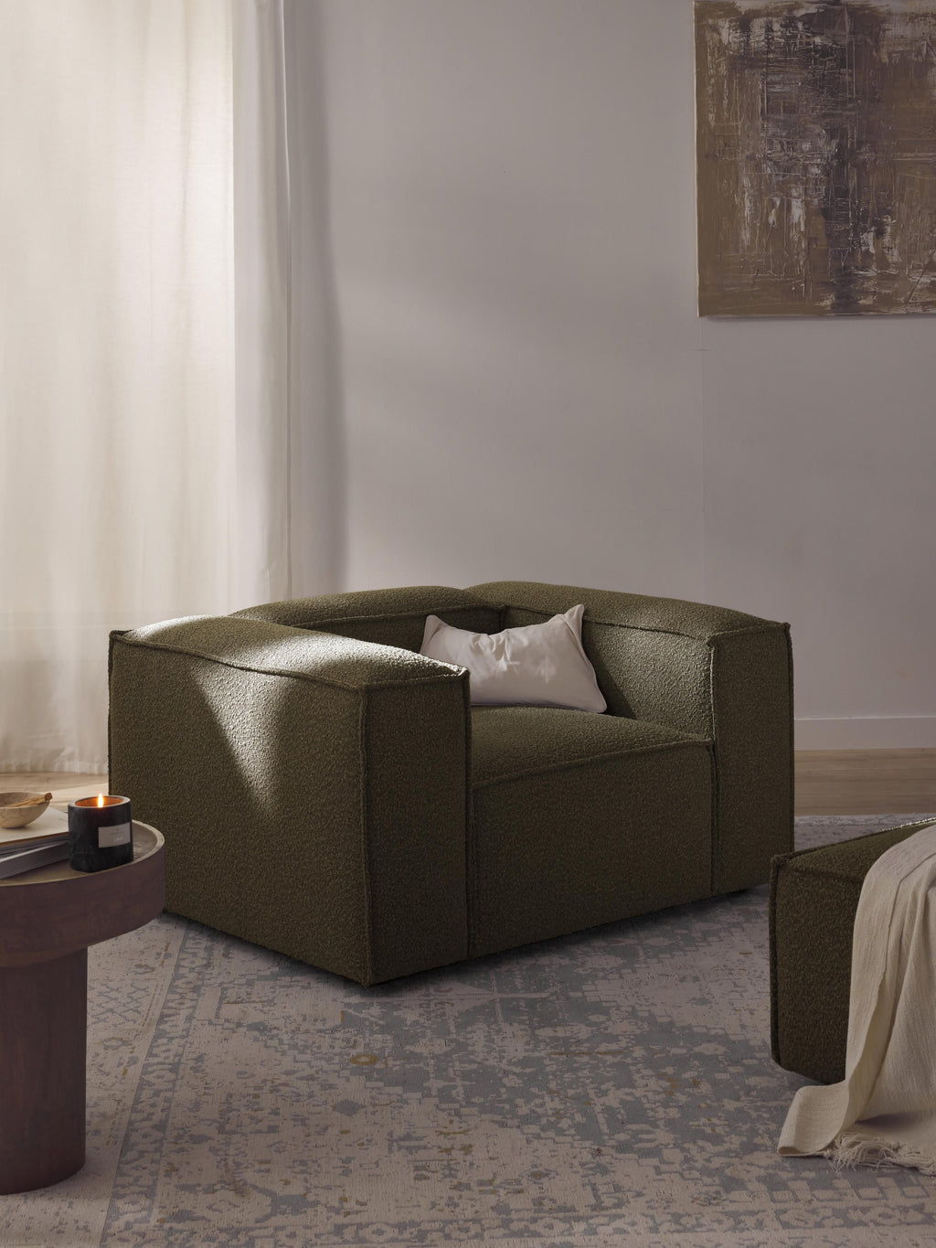 Lennon Bouclé Armchair