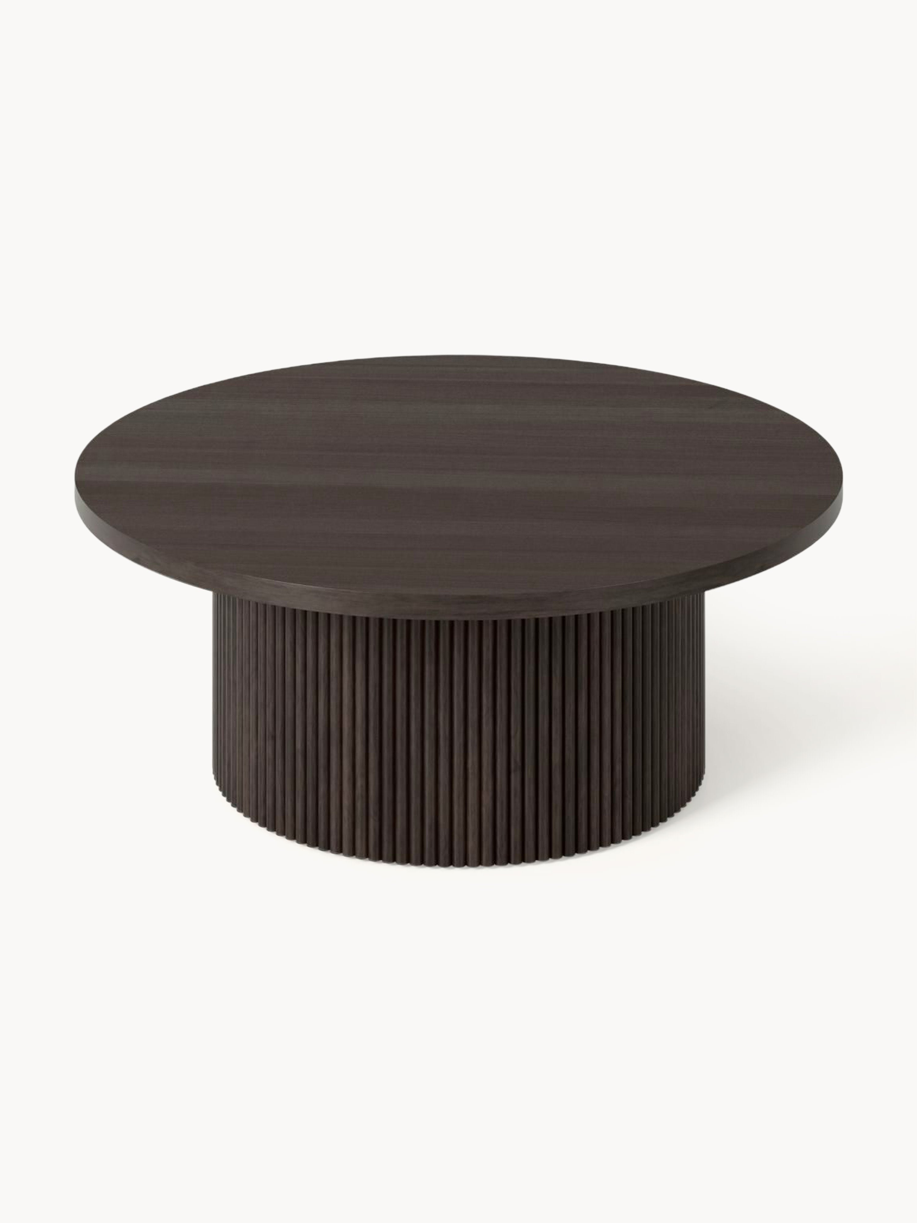 Nele Round Wooden Coffee Table
